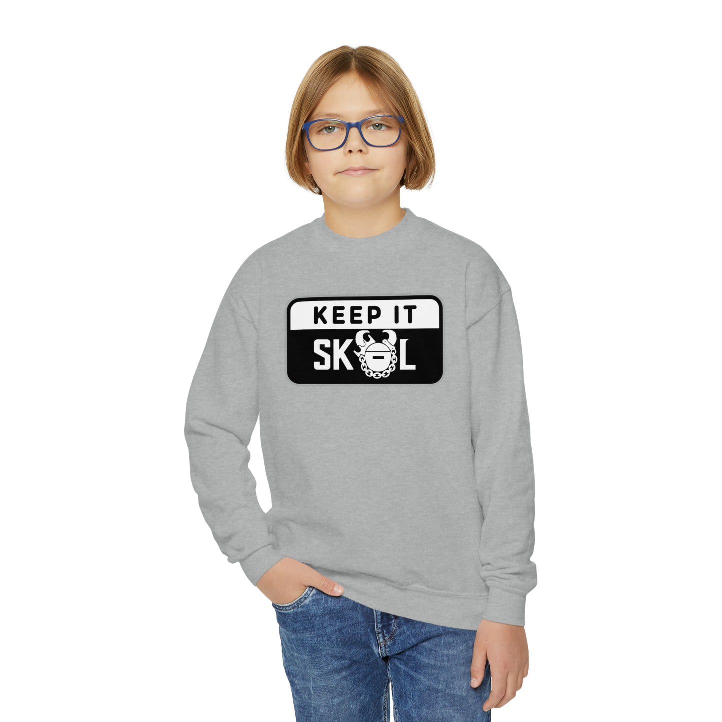 Youth Crewneck - Keep it Simple (Framed)