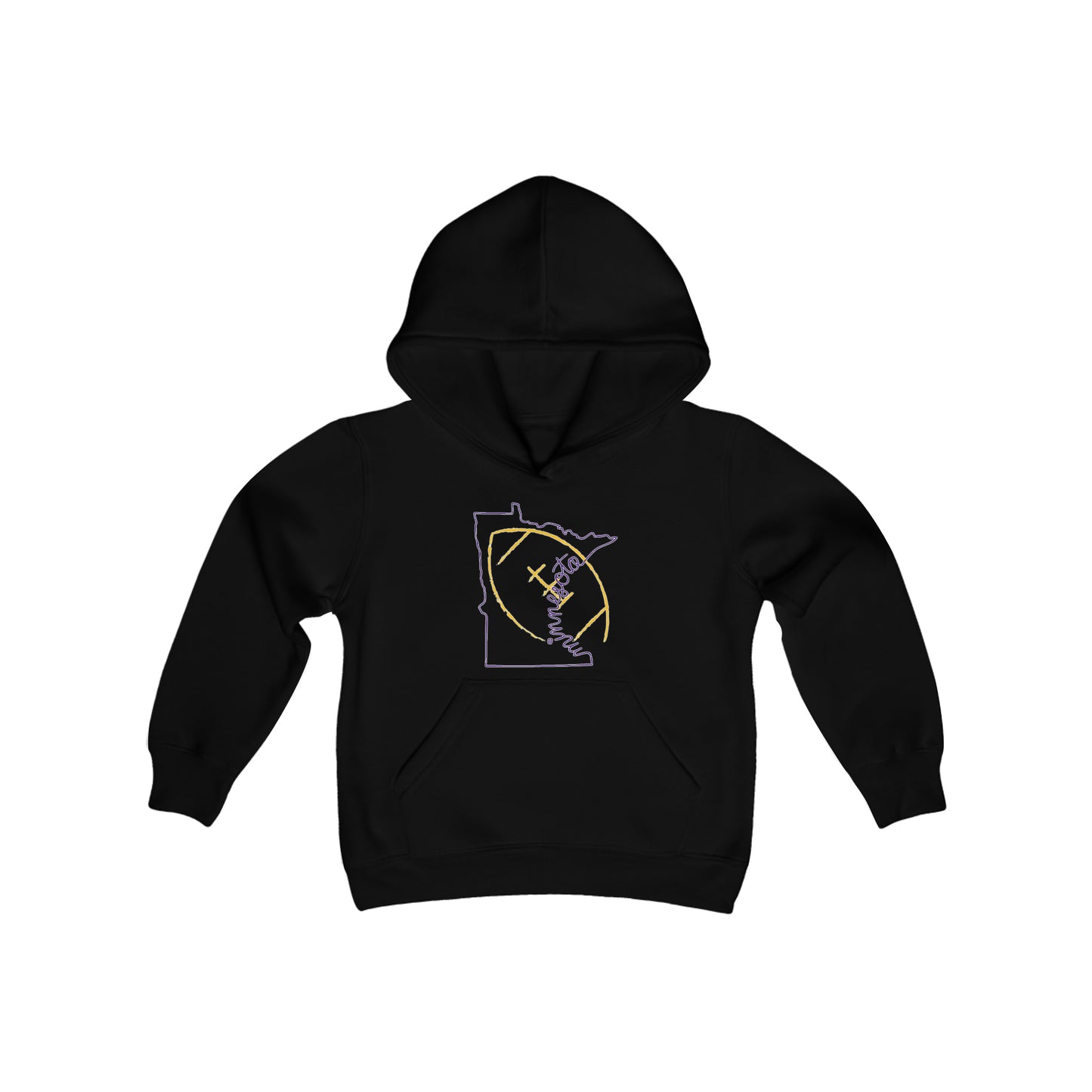 Youth Heavy Blend Hoodie - MN State Football