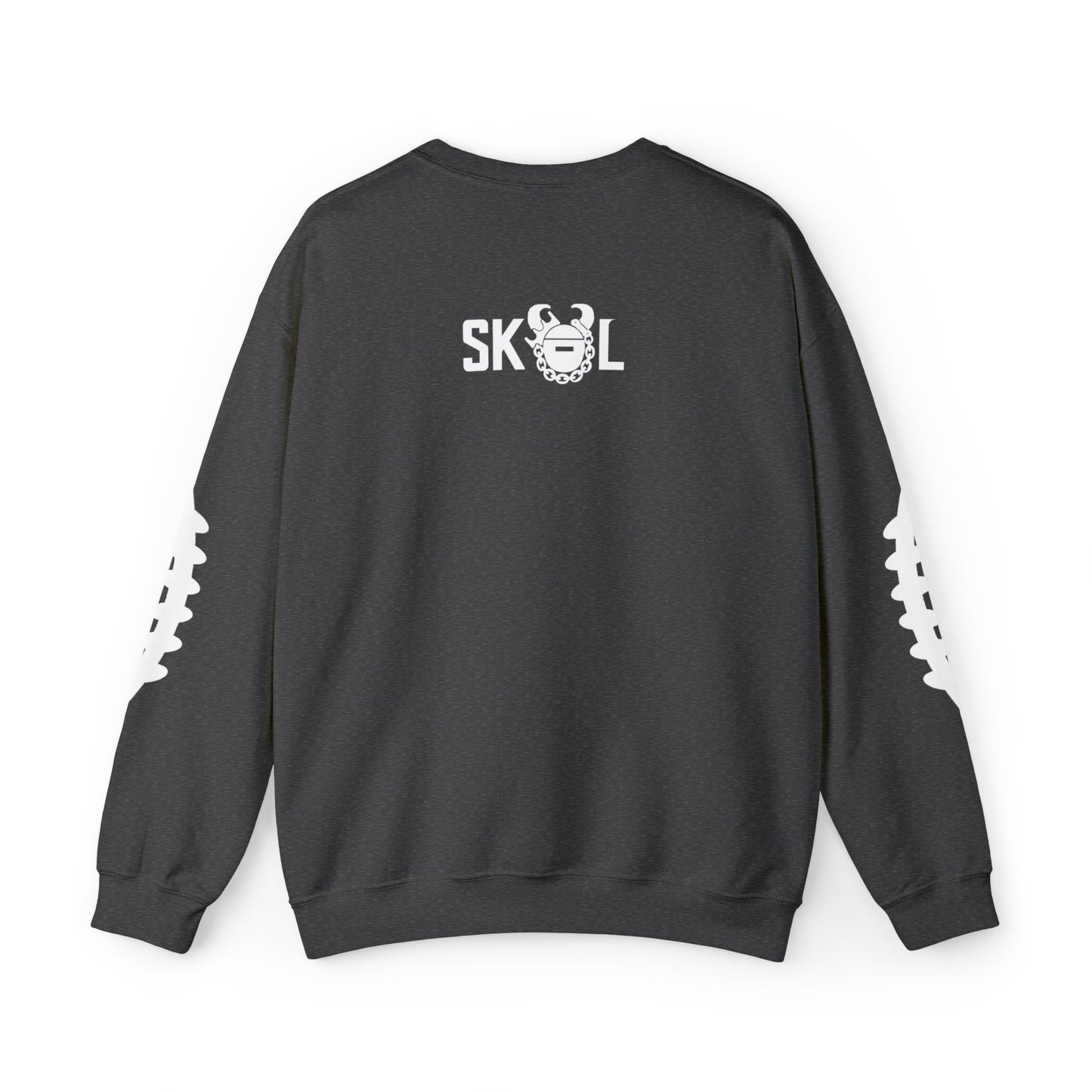 Unisex Heavy Blend™ Crewneck - Sunday FUNday + Laces (Sleeves)