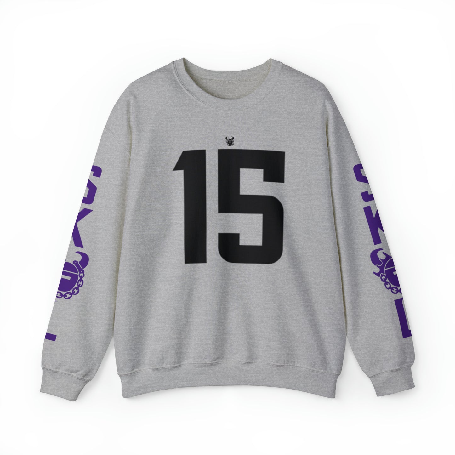 Unisex Heavy Blend™ Crewneck - Jersey #15 + The Original (Sleeves)