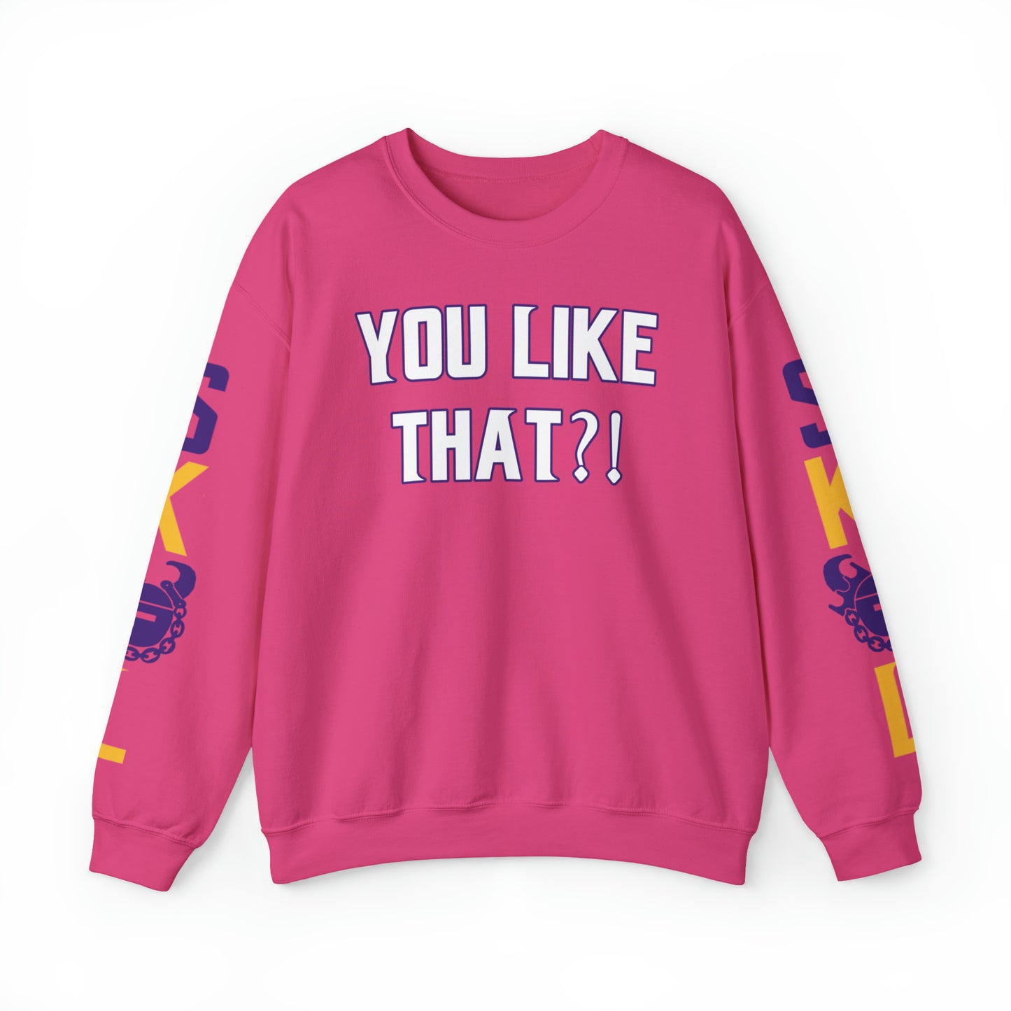 Unisex Heavy Blend™ Crewneck - YOU LIKE THAT?! + The Original (Sleeves)