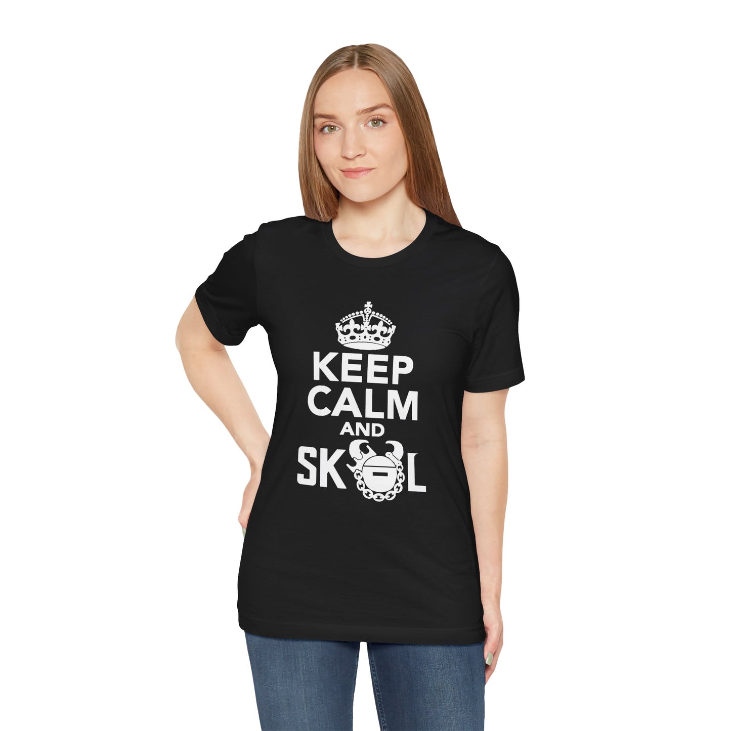 Unisex Jersey Short Sleeve Tee - Keep Calm