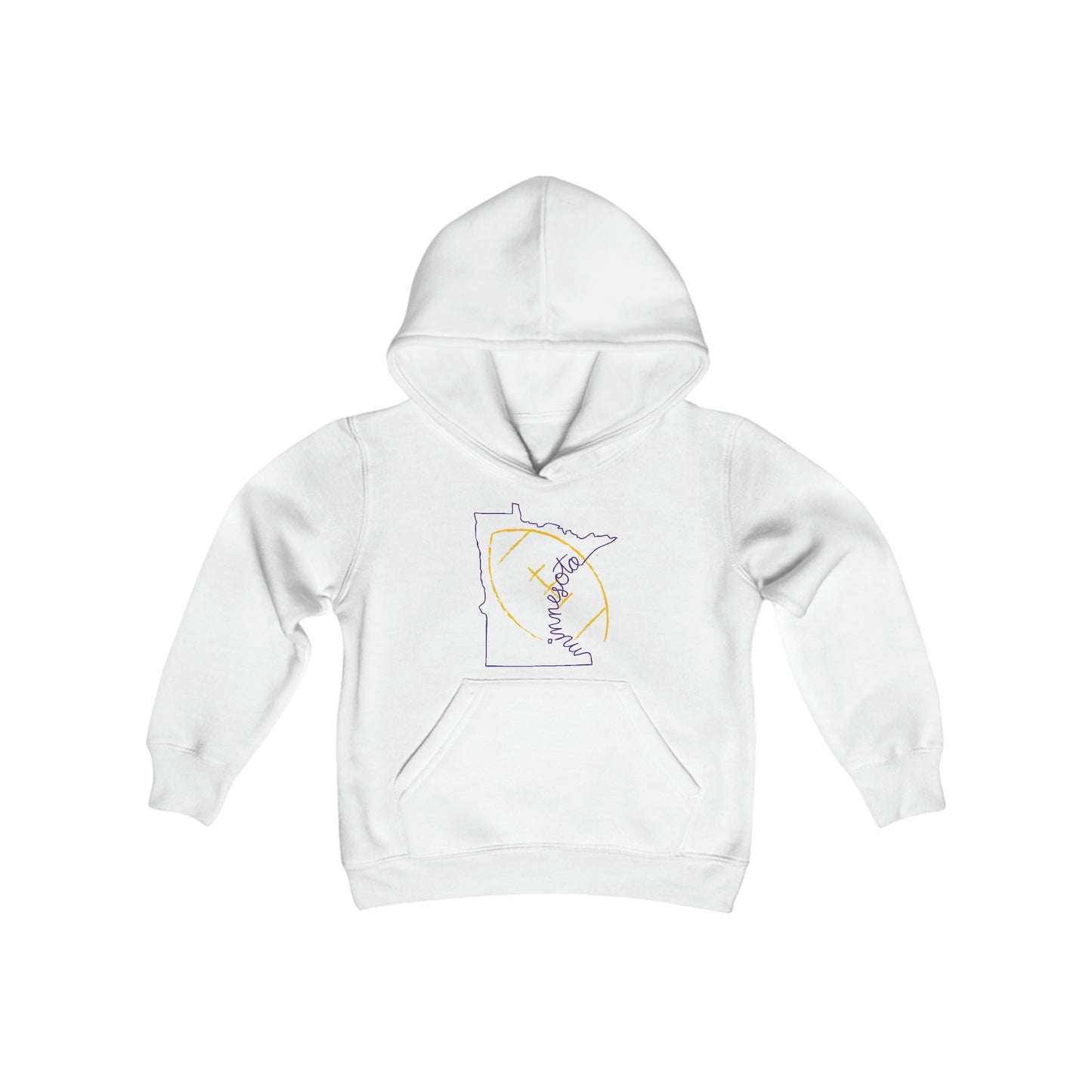 Youth Heavy Blend Hoodie - MN State Football