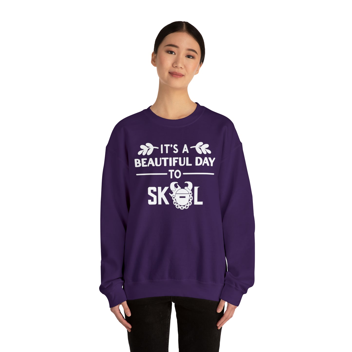 Unisex Heavy Blend™ Crewneck - It's a Beautiful Day!