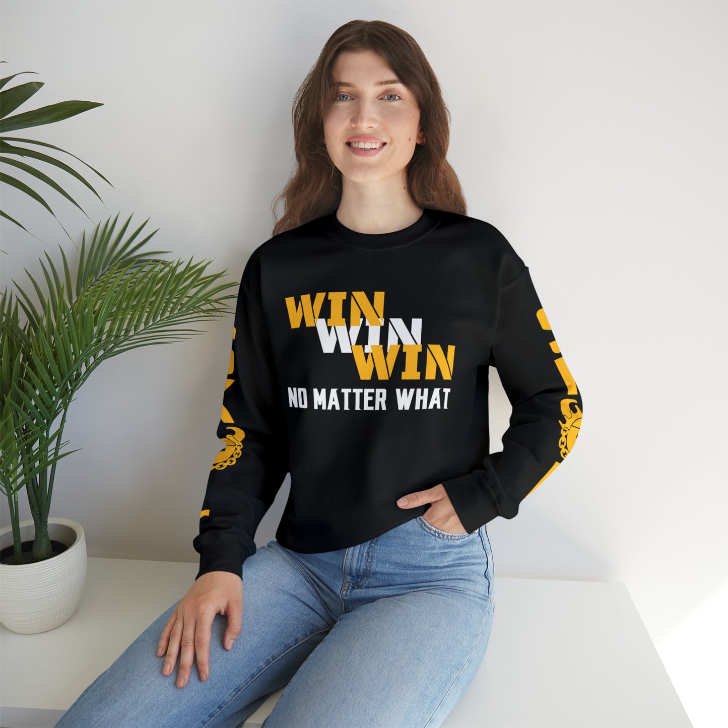 Unisex Heavy Blend™ Crewneck - No Matter What + The Original (Sleeves)