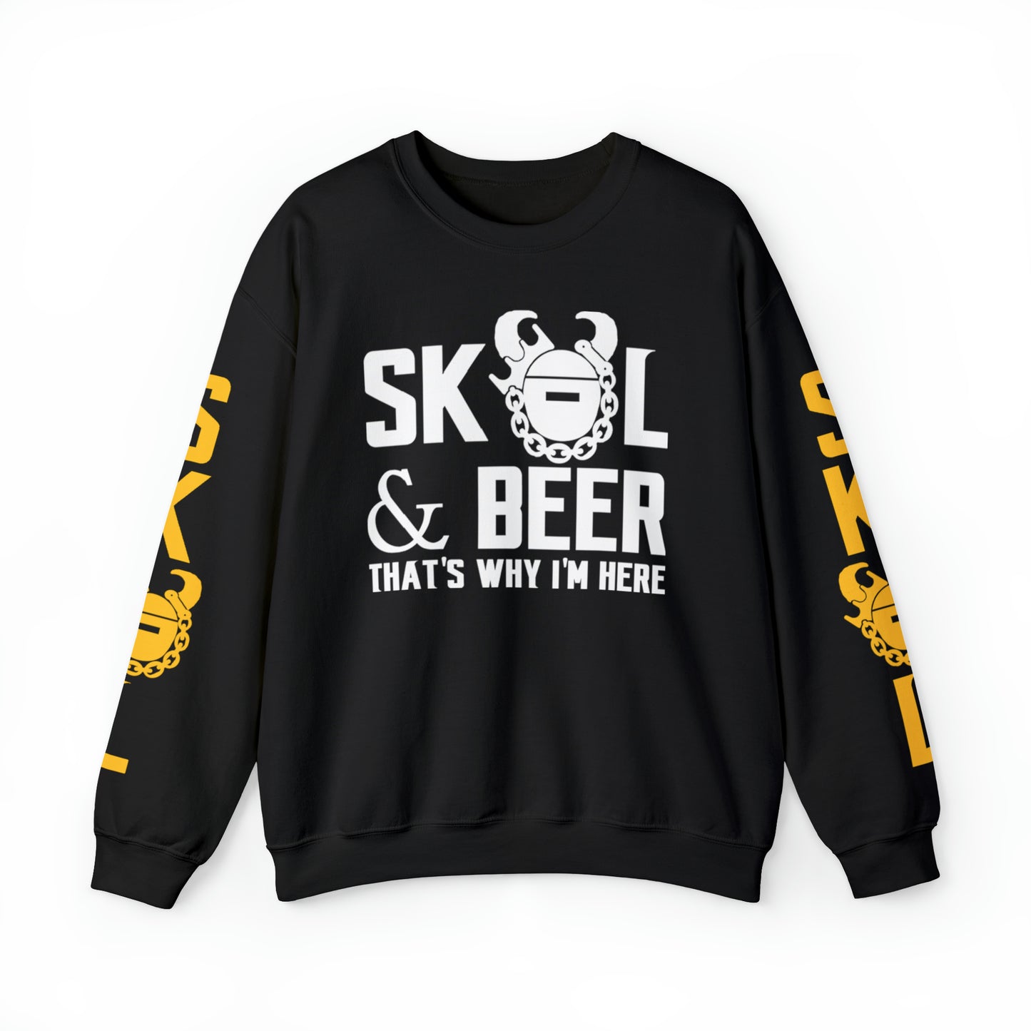 Unisex Heavy Blend™ Crewneck - & BEER + The Original (Sleeves)