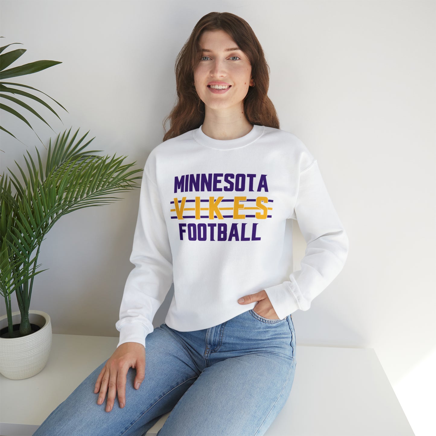 Unisex Heavy Blend™ Crewneck - Vikes Football