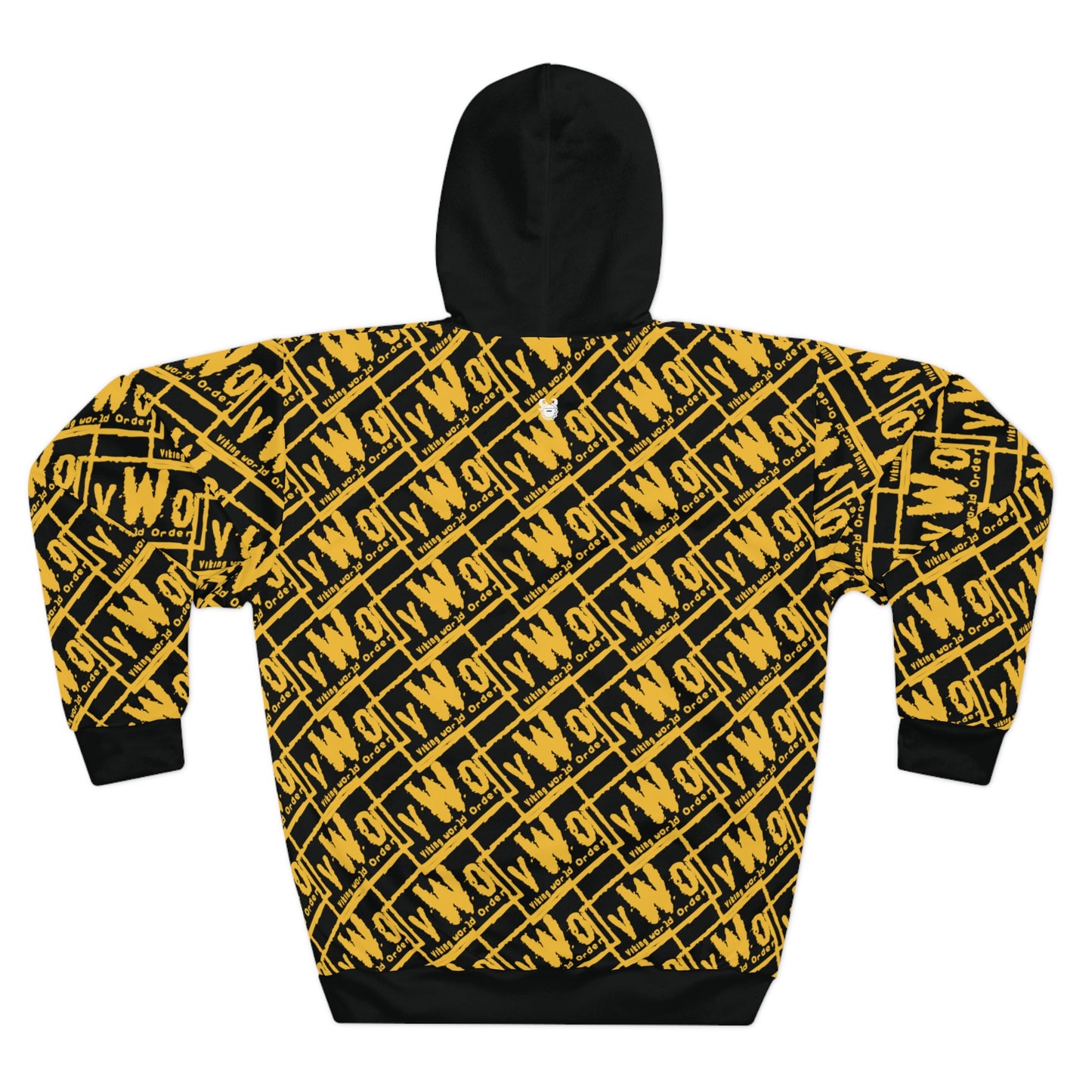 Unisex Pullover Hoodie - Black/Gold - VWO (Framed)
