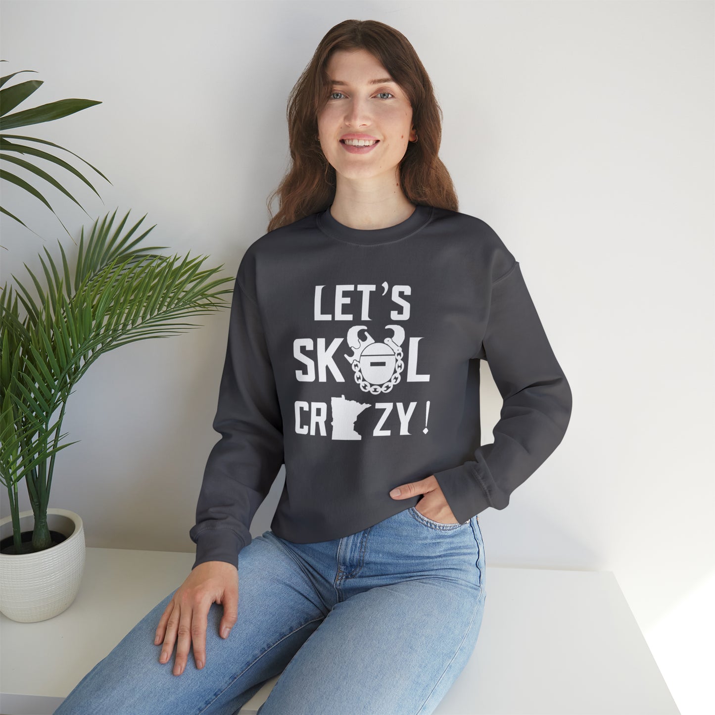 Unisex Heavy Blend™ Crewneck - Let's go Crazy!