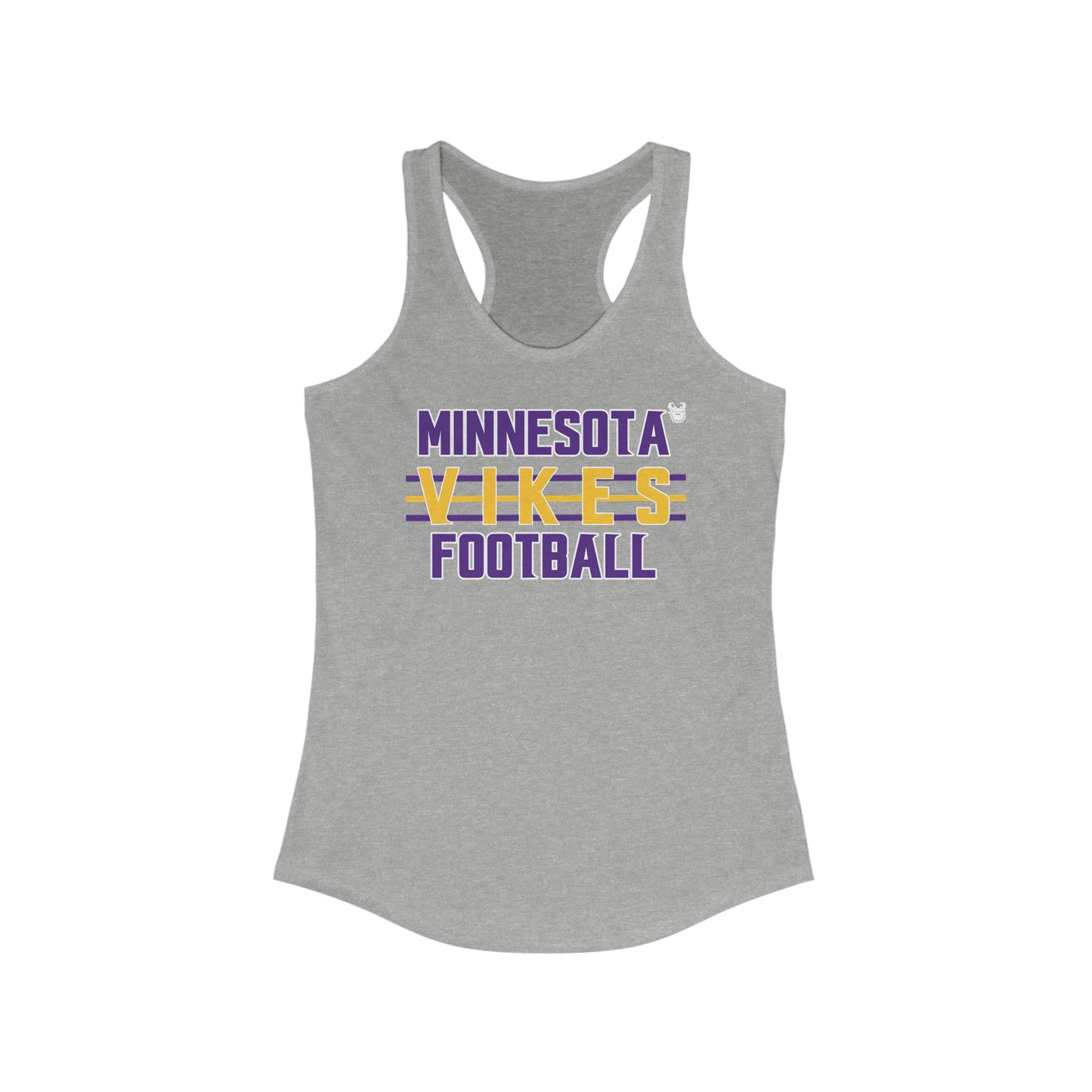 Ladies Ideal Racerback Tank - Vikes Football