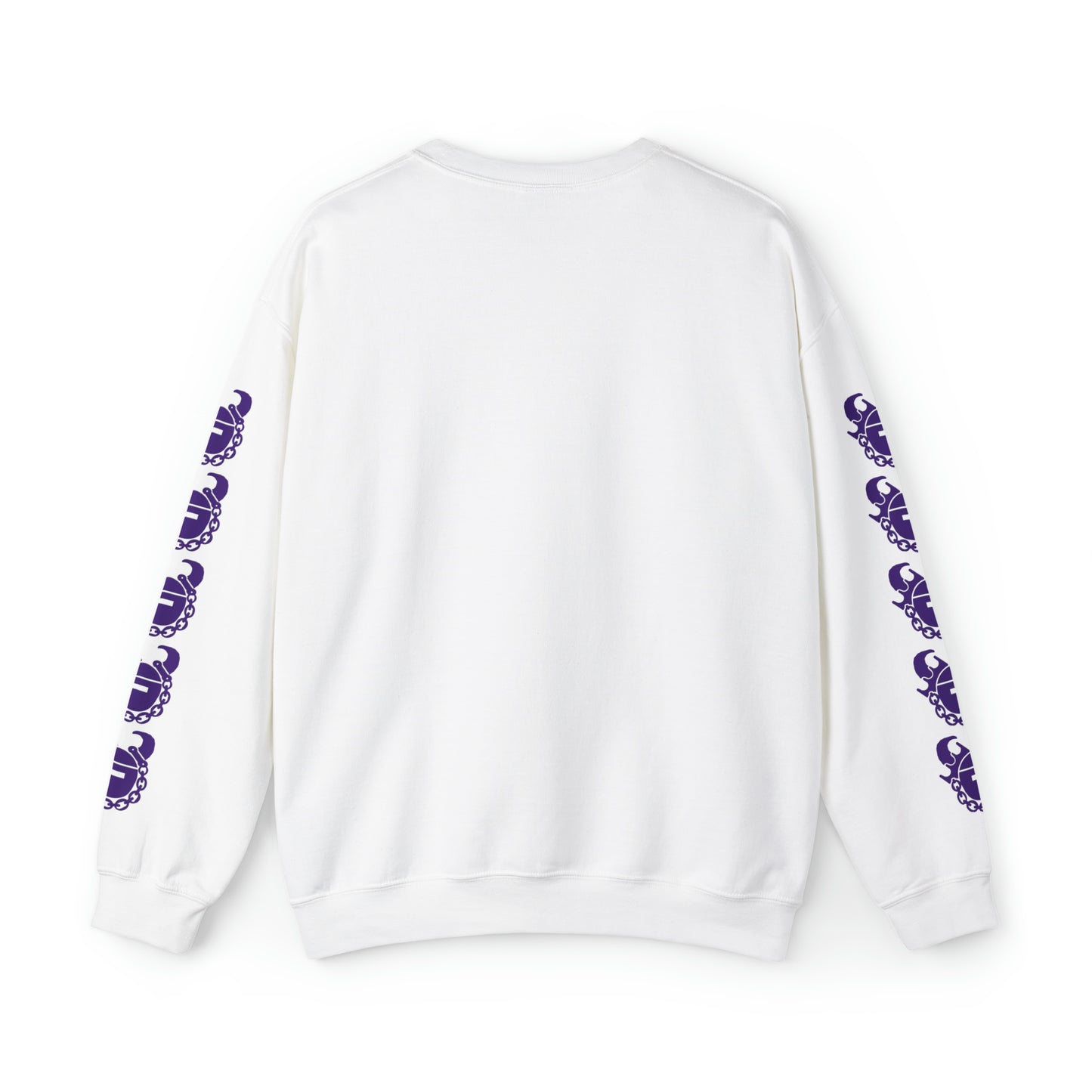 Unisex Heavy Blend™ Crewneck - Wife for Tickets + Game Day Helmet (Sleeves)