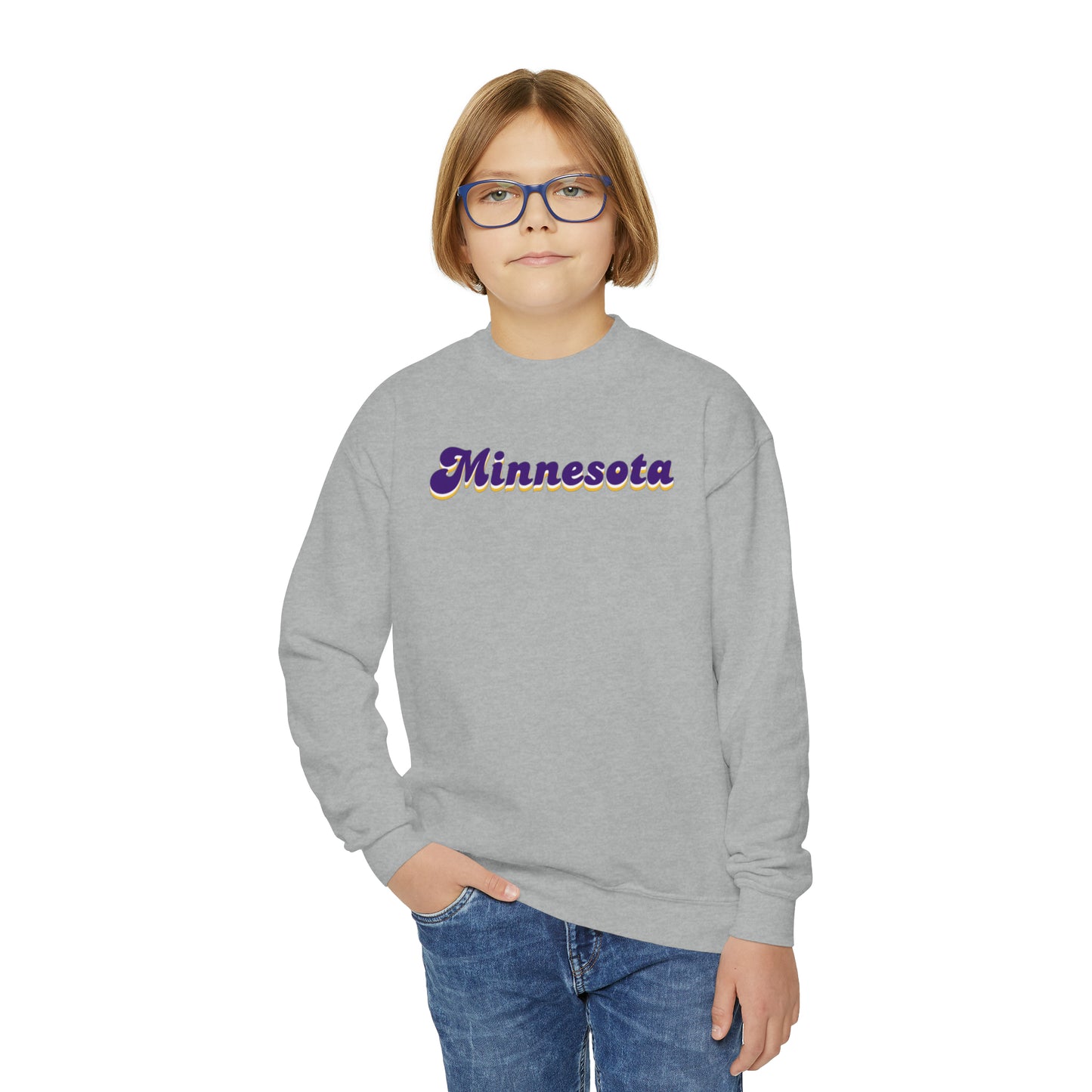 Youth Crewneck - Minnesota (Retro)