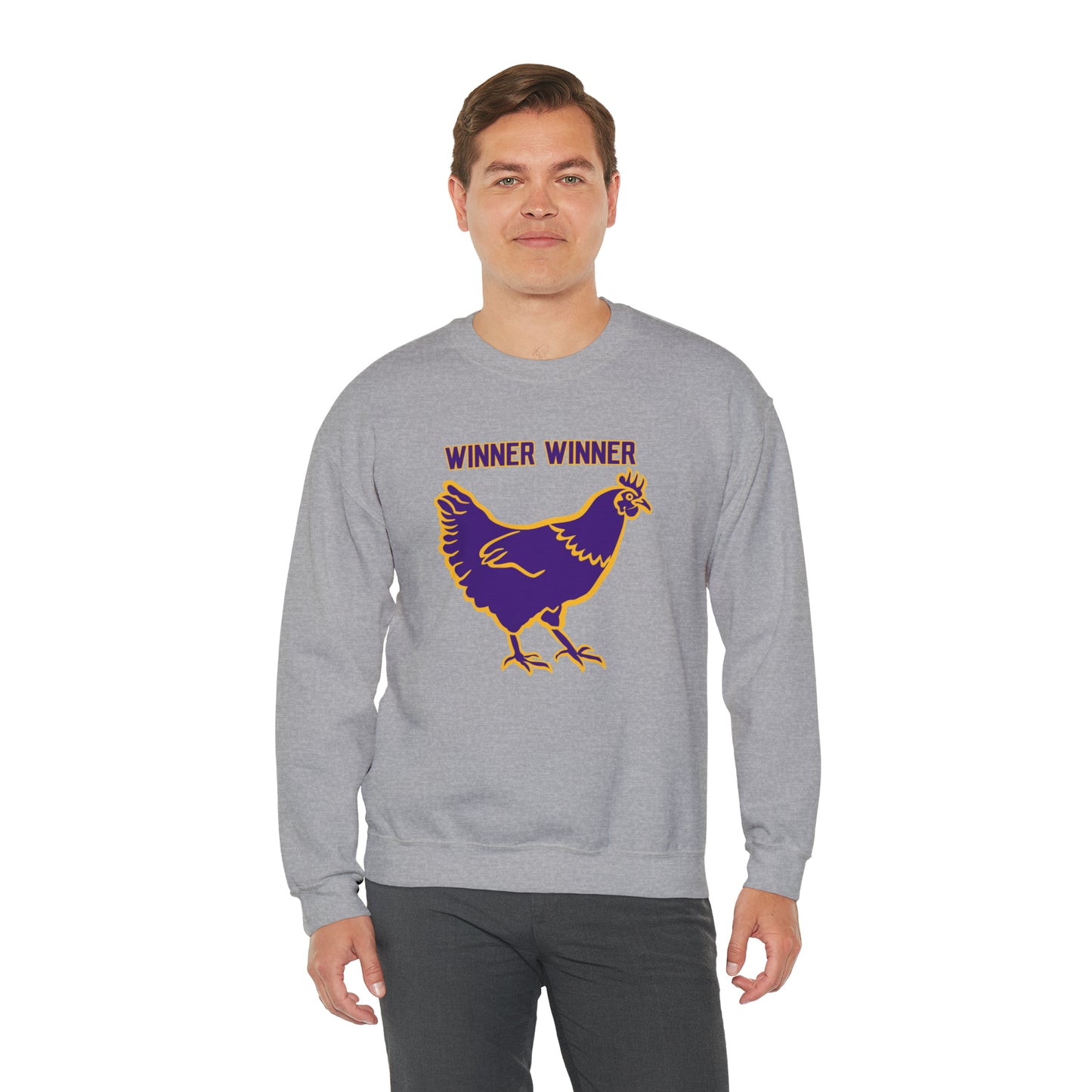 Unisex Heavy Blend™ Crewneck - Winner Winner Chicken Dinner