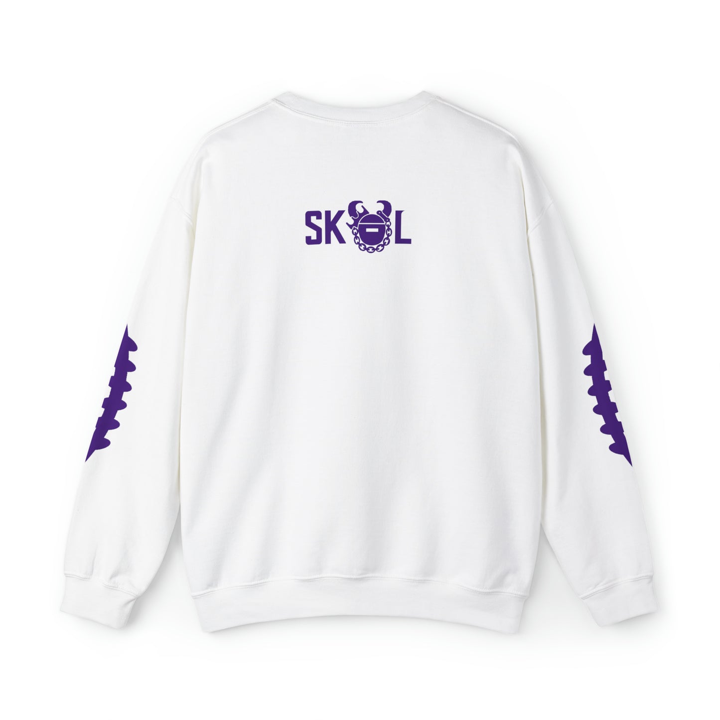 Unisex Heavy Blend™ Crewneck - Sunday FUNday + Laces (Sleeves)