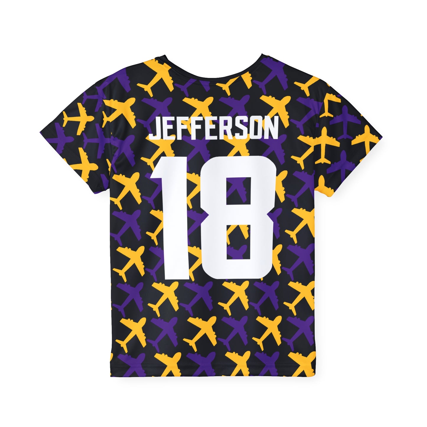 Kids Sports Jersey - Jet Planes - Jersey #18