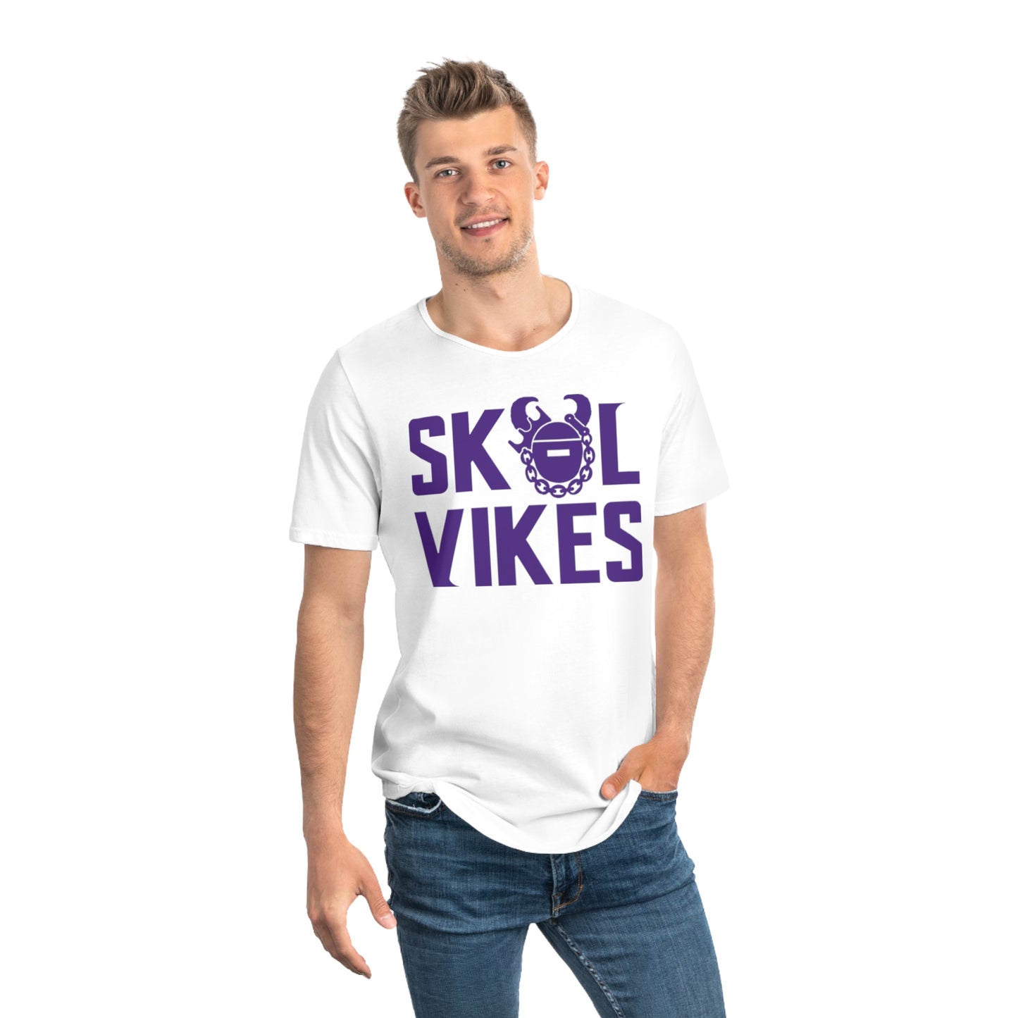 Men's Curved Hem Tee - Vikes