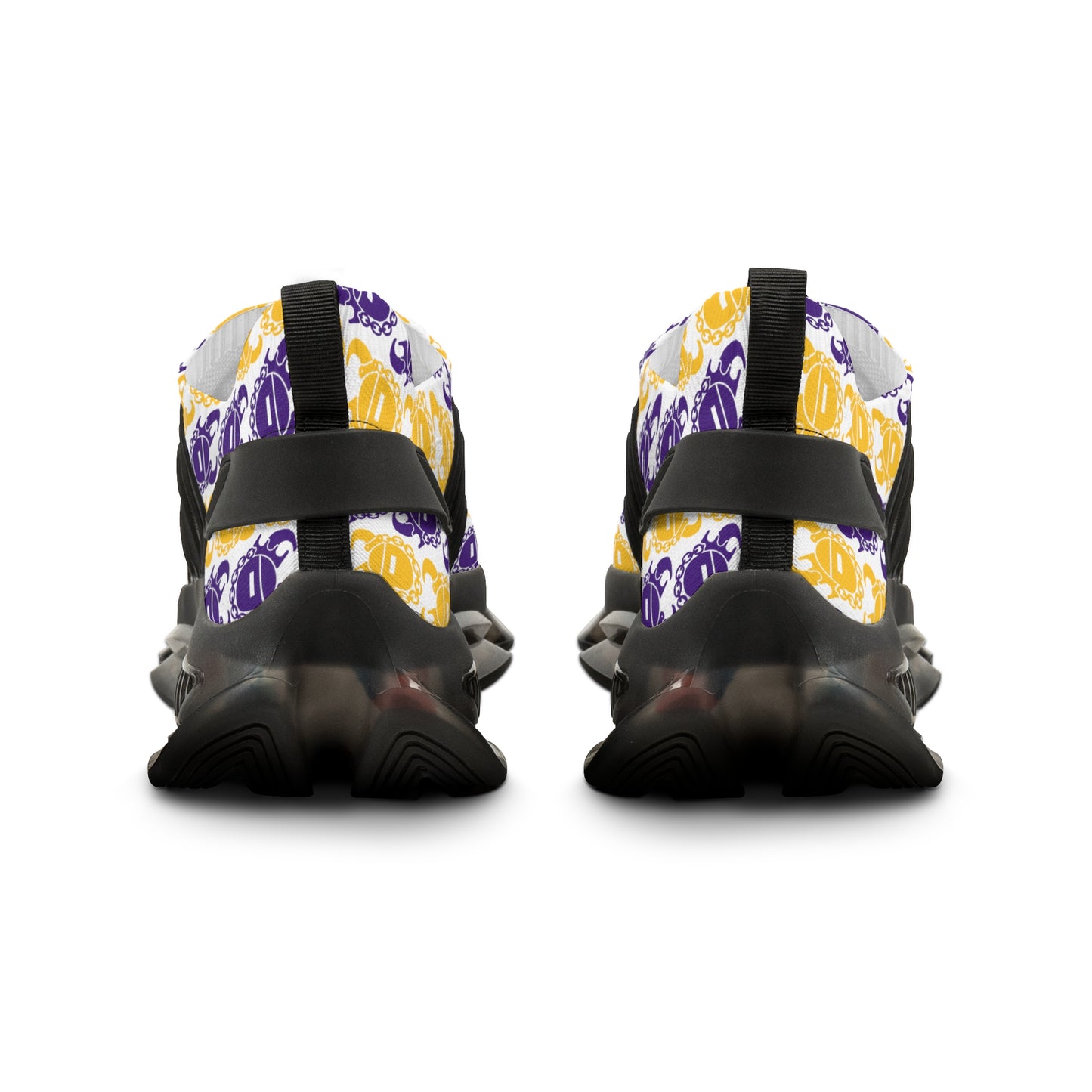 Men's Mesh Sneakers - Purple & Gold Helmets