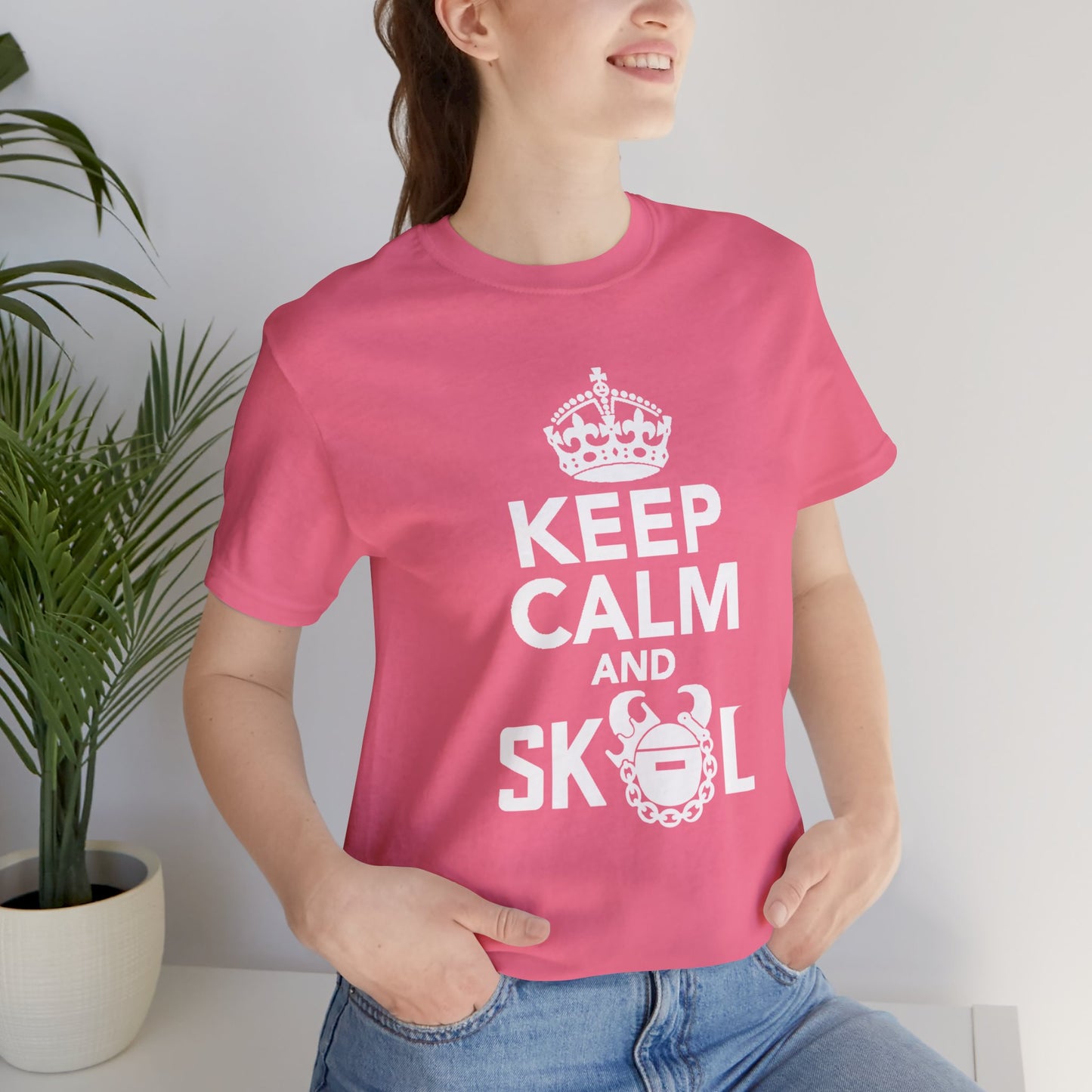 Unisex Jersey Short Sleeve Tee - Keep Calm