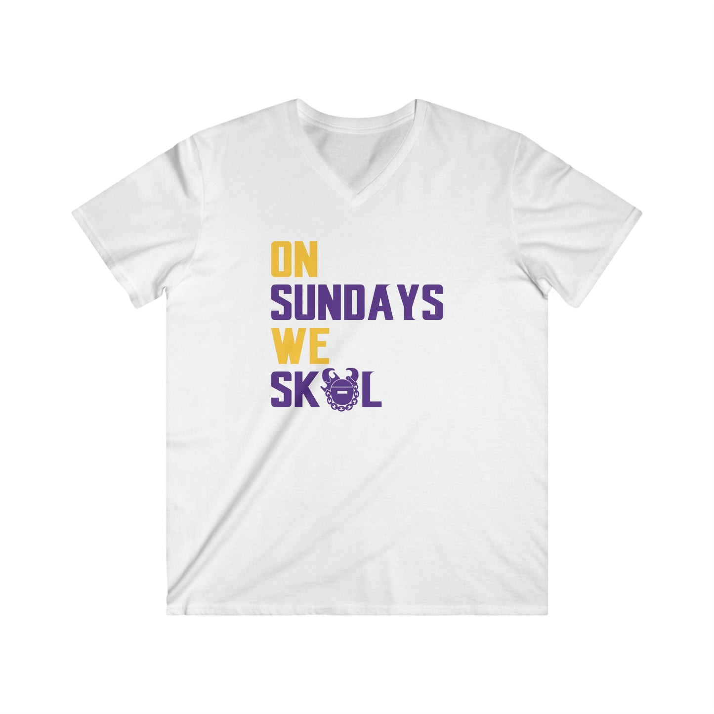 Men's Fitted V-Neck Short Sleeve - On Sundays
