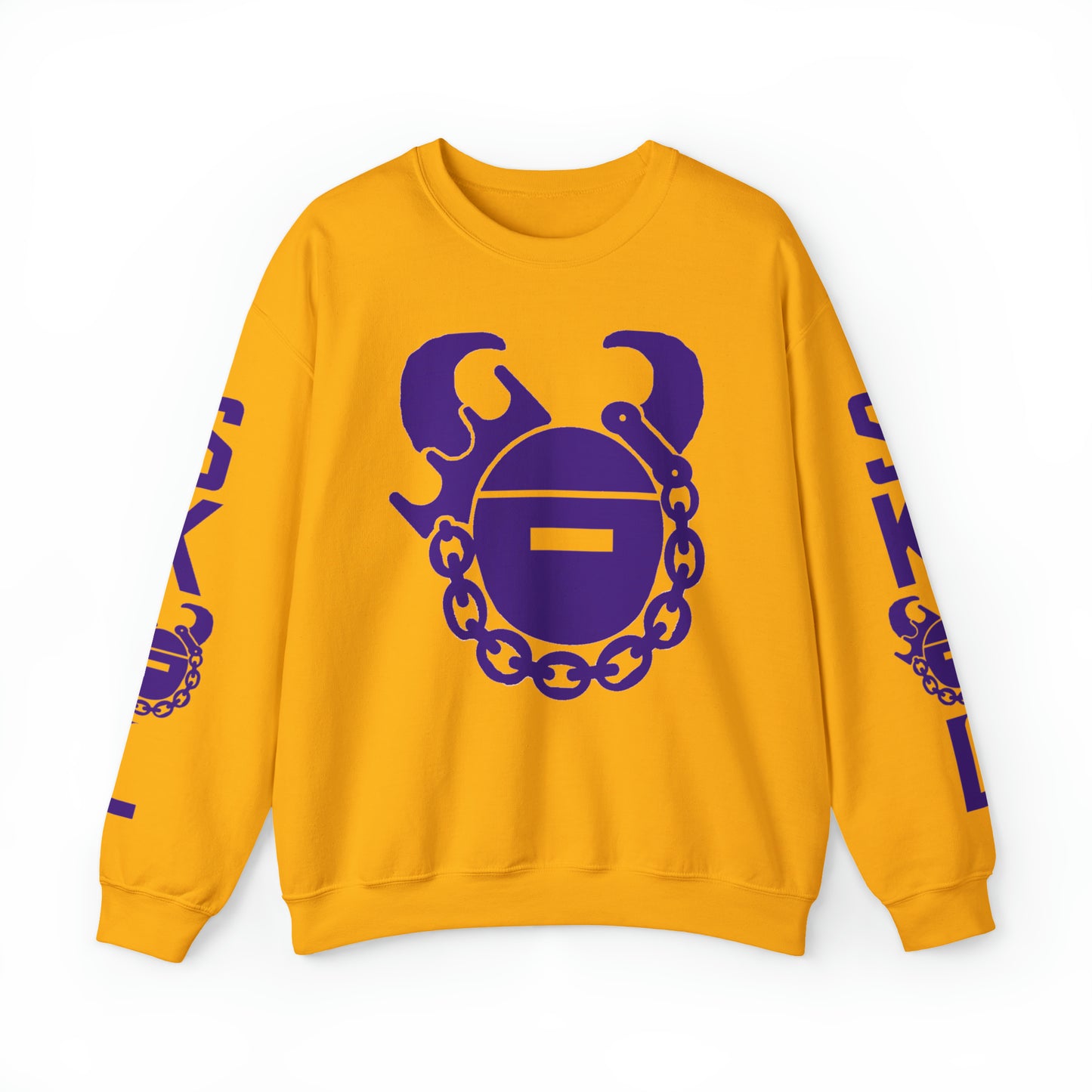 Unisex Heavy Blend™ Crewneck - Game Day Helmet + The Original (Sleeves)