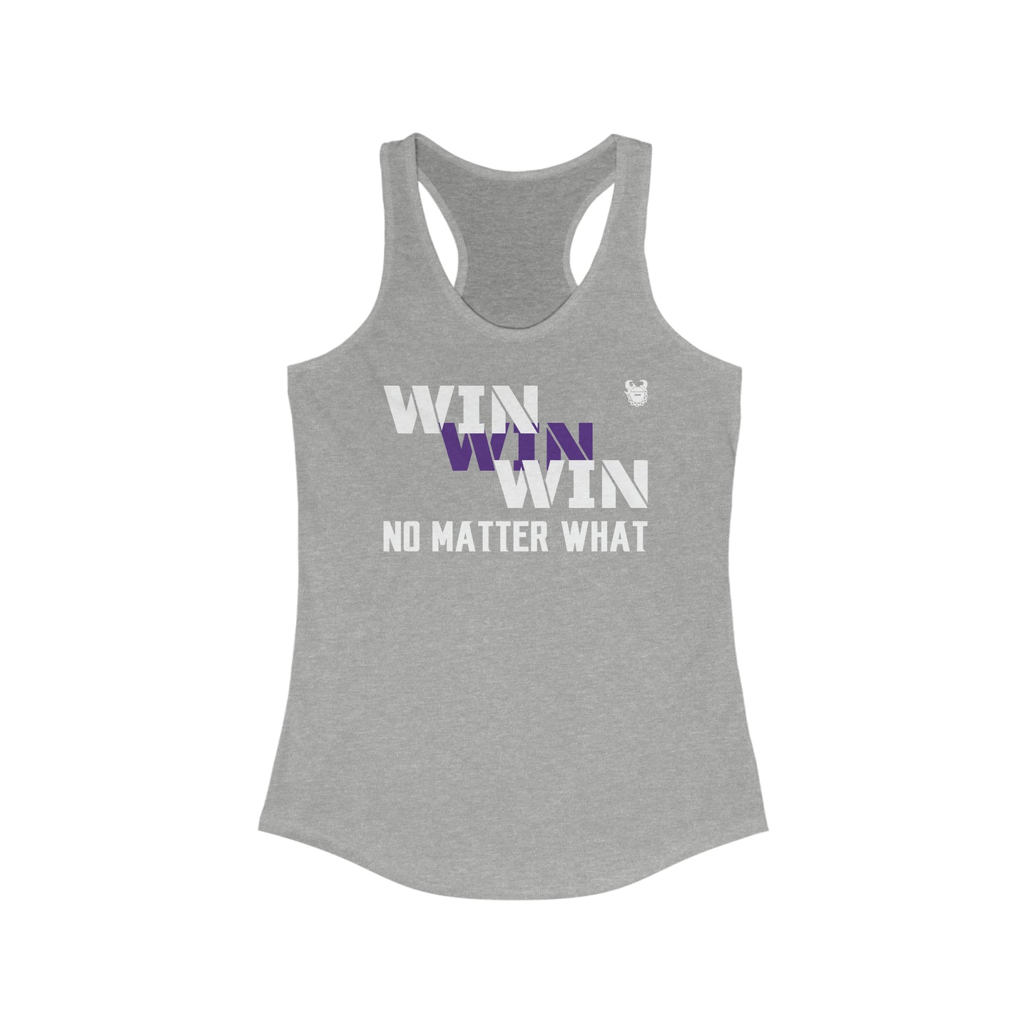 Ladies Ideal Racerback Tank - No Matter What
