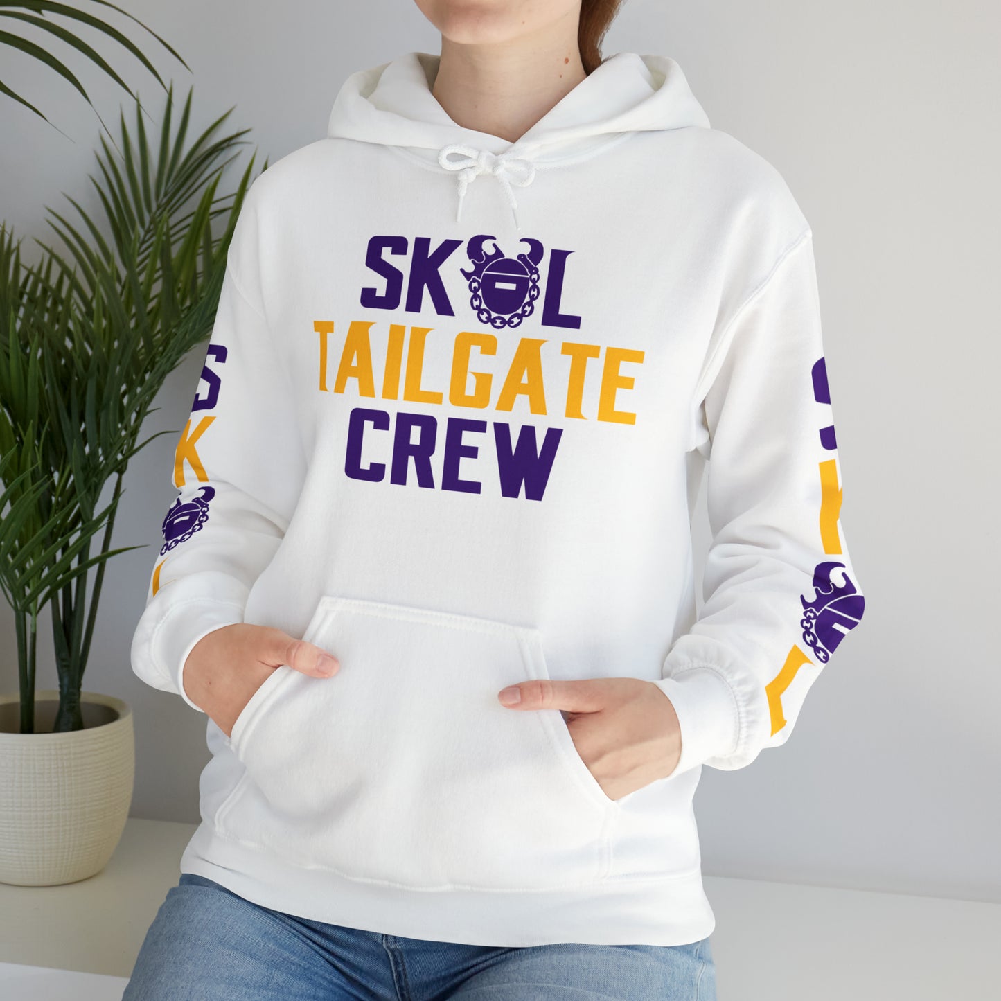 Unisex Heavy Blend™ Hooded Sweatshirt - Tailgate Crew + Original (Sleeves)