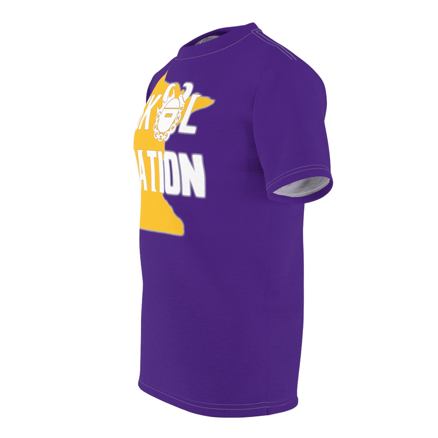 Unisex Cut & Sew Tee - Purple - MN Nation