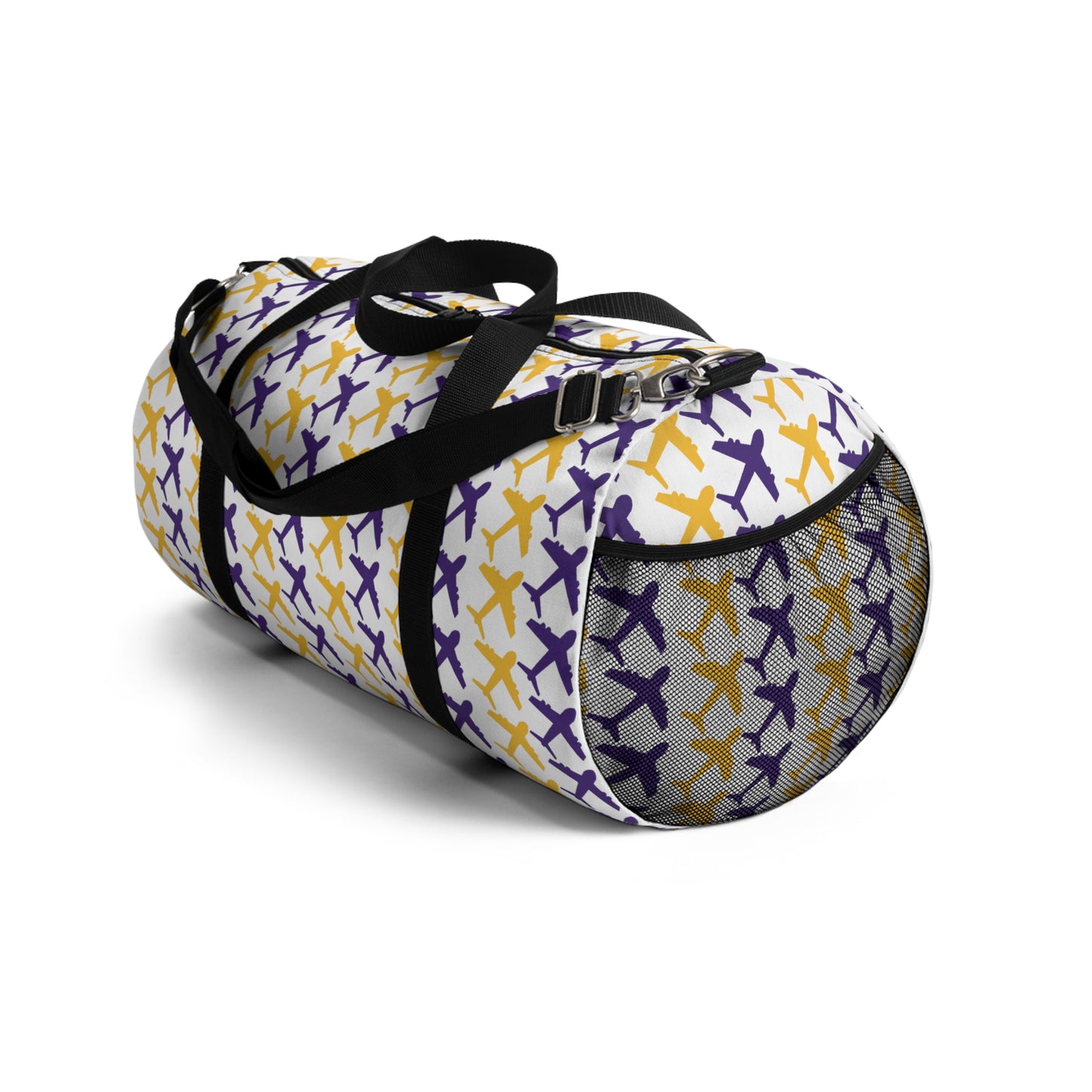 Duffel Bag - Jet Planes, White - Jersey #18