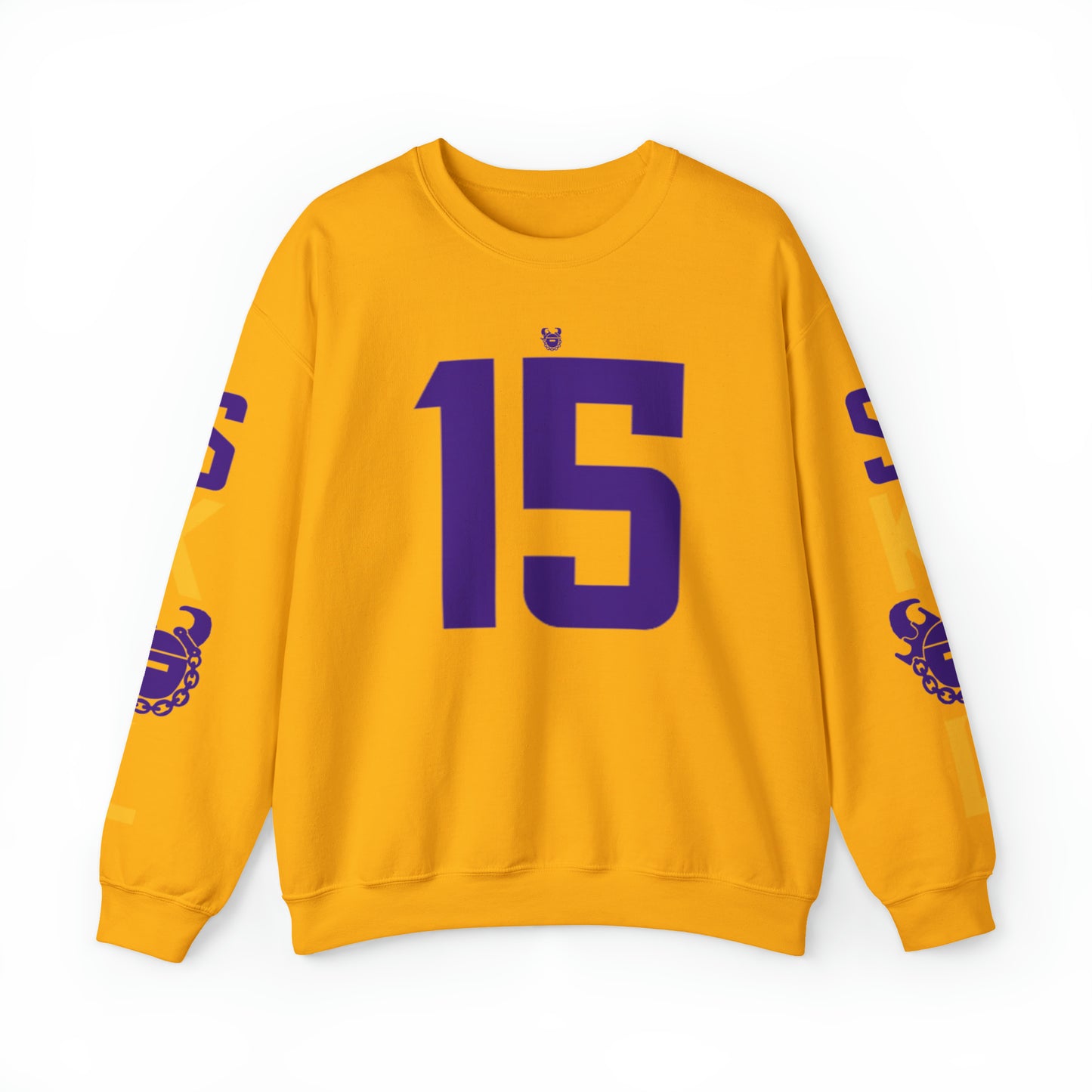 Unisex Heavy Blend™ Crewneck - Jersey #15 + The Original (Sleeves)