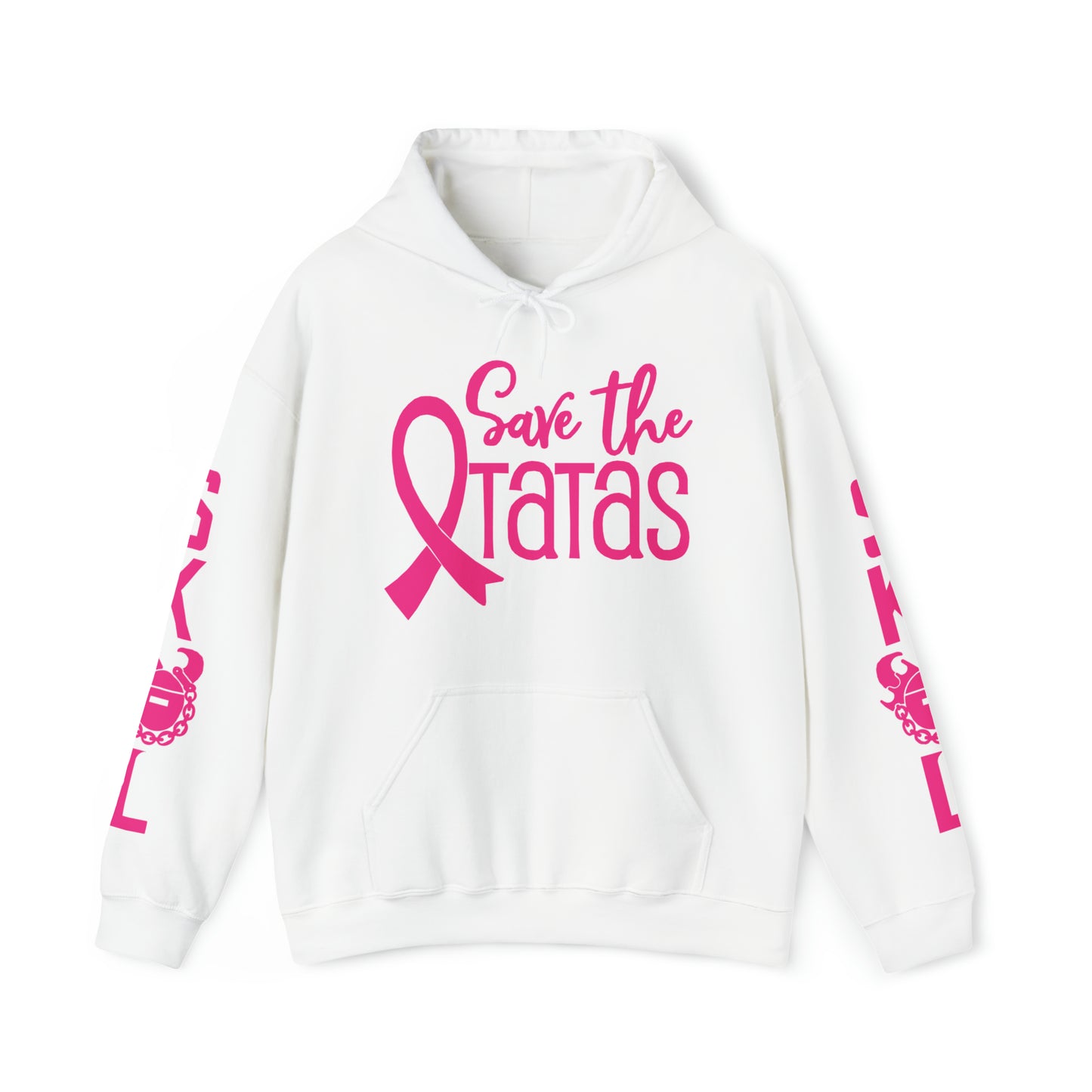 Unisex Heavy Blend™ Hooded Sweatshirt - Save the TaTas + Original (Sleeves)
