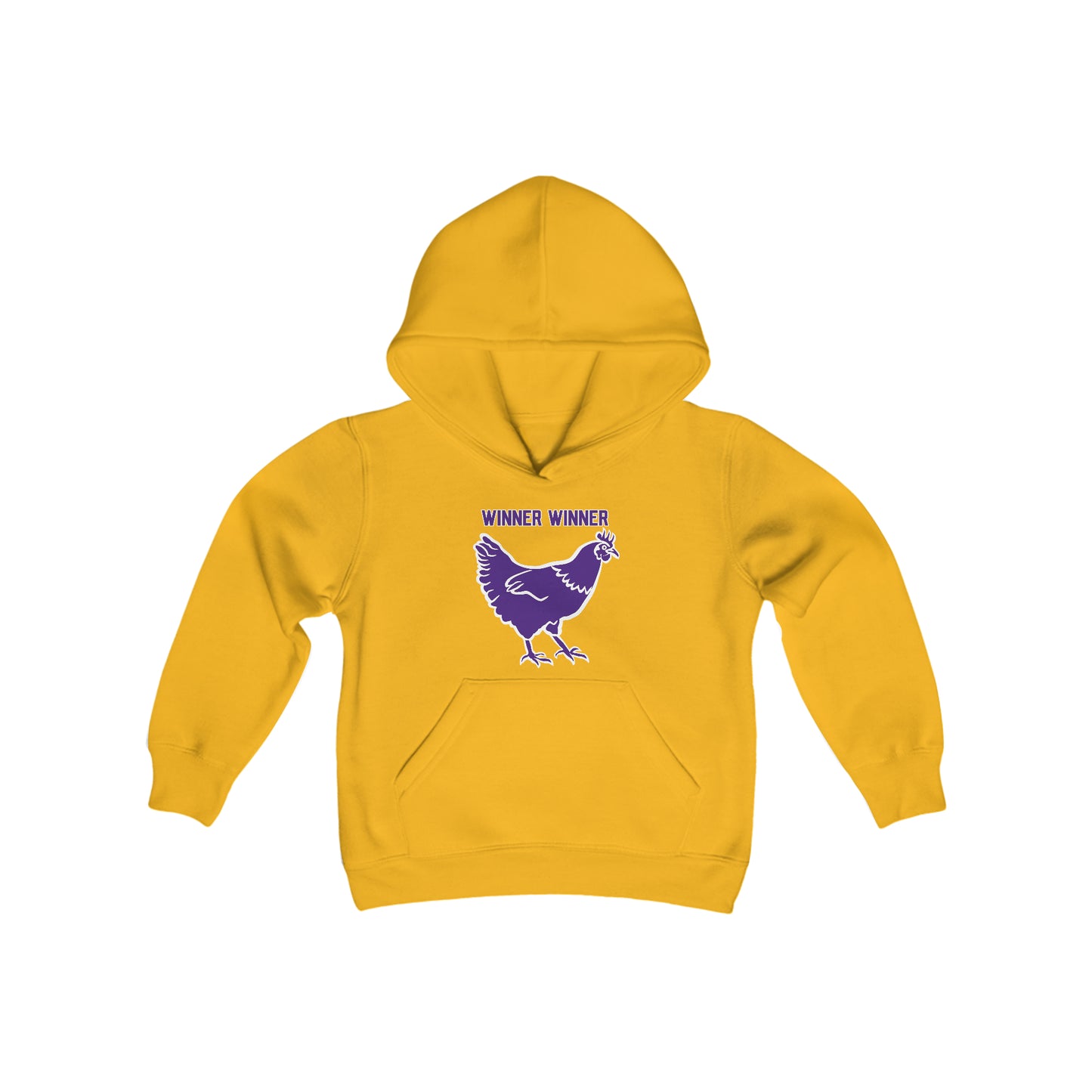 Youth Heavy Blend Hoodie - Winner Winner Chicken Dinner
