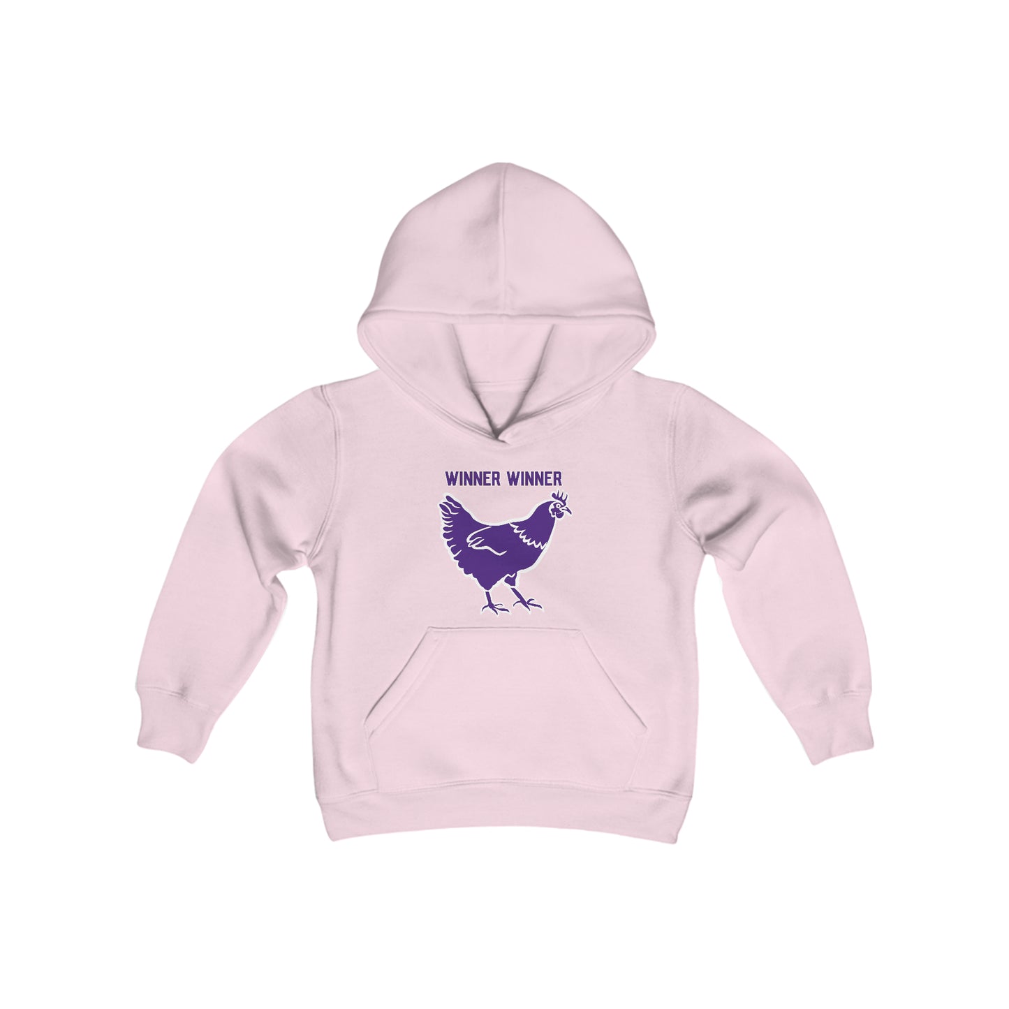 Youth Heavy Blend Hoodie - Winner Winner Chicken Dinner