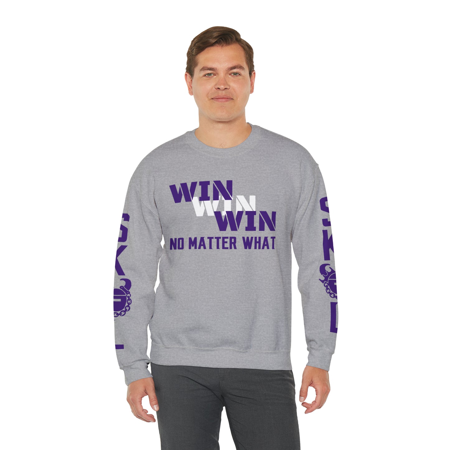 Unisex Heavy Blend™ Crewneck - No Matter What + The Original (Sleeves)