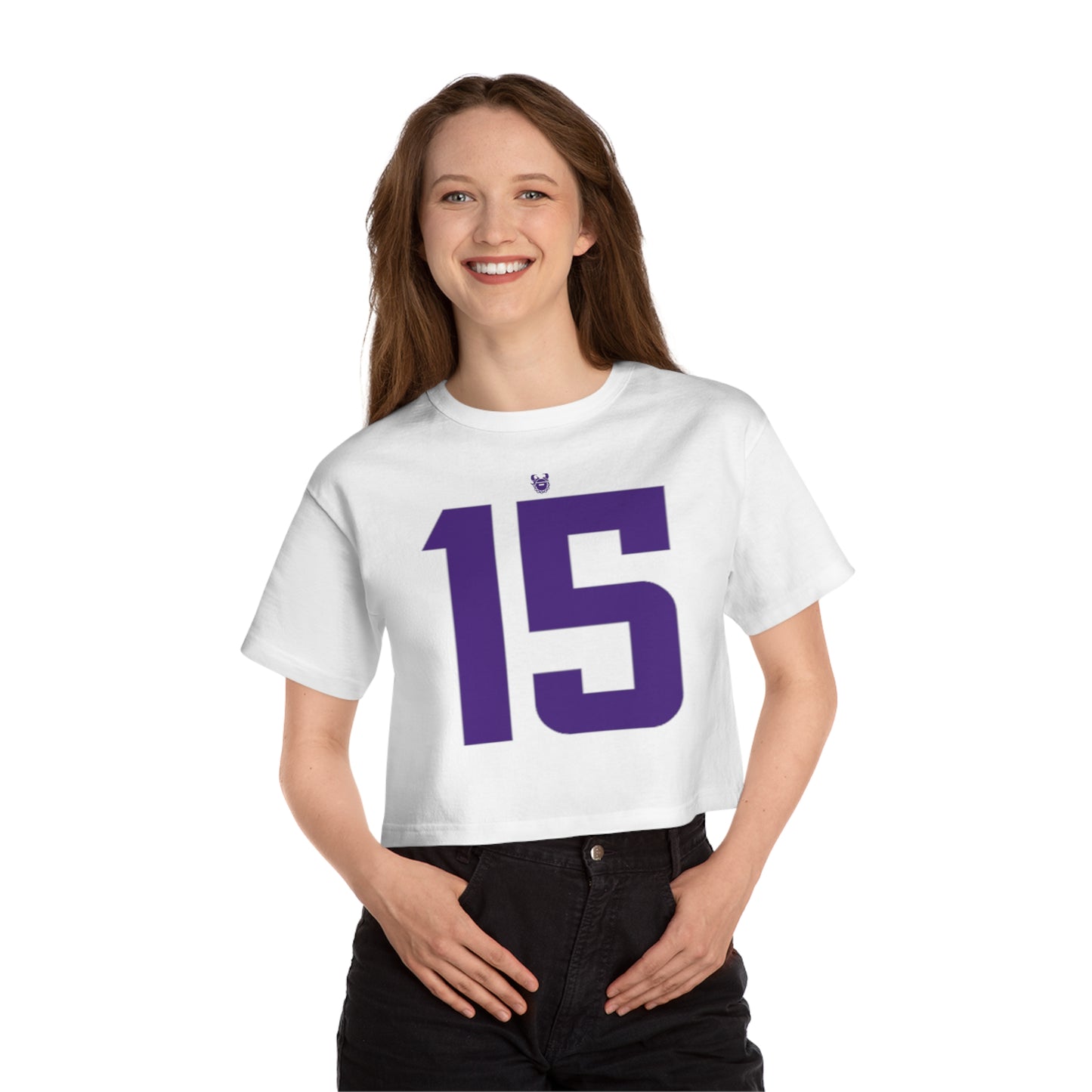 Women's Champion Heritage Cropped Top - Jersey #15