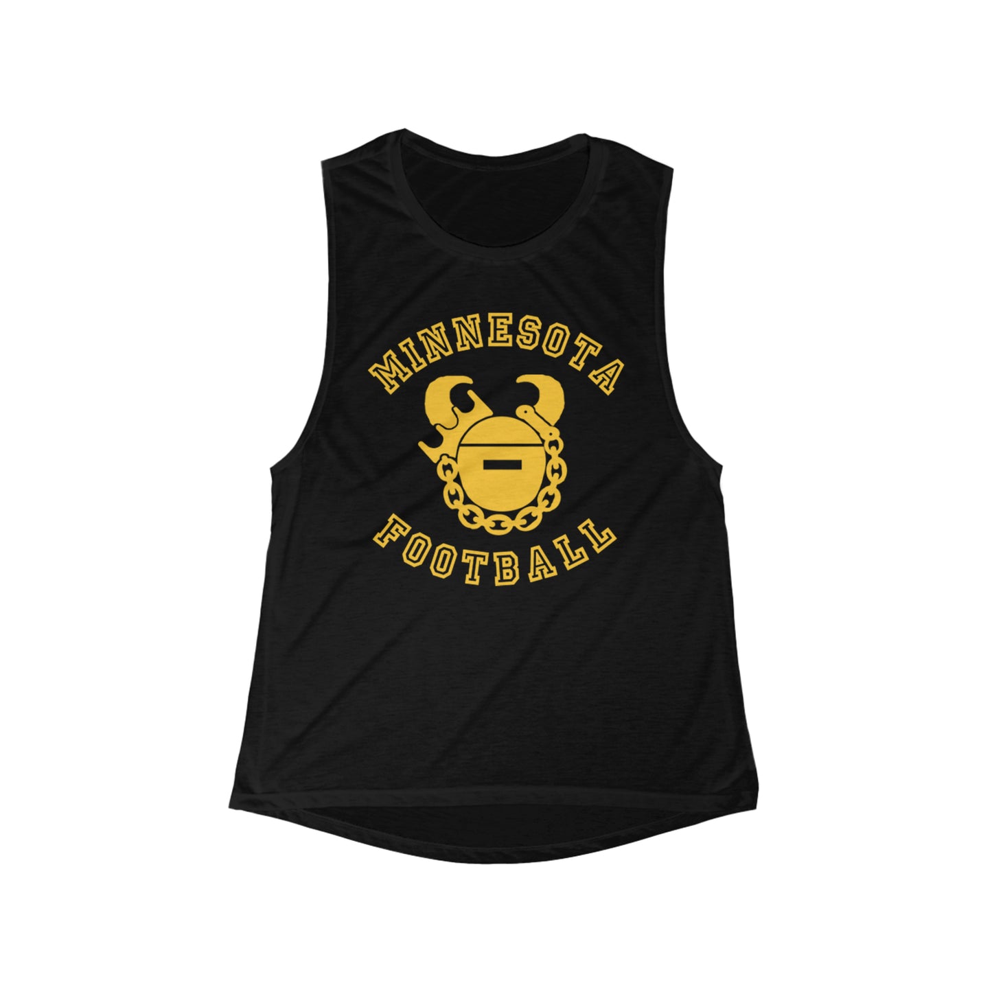 Women's Flowy Scoop Muscle Tank - Minnesota Football