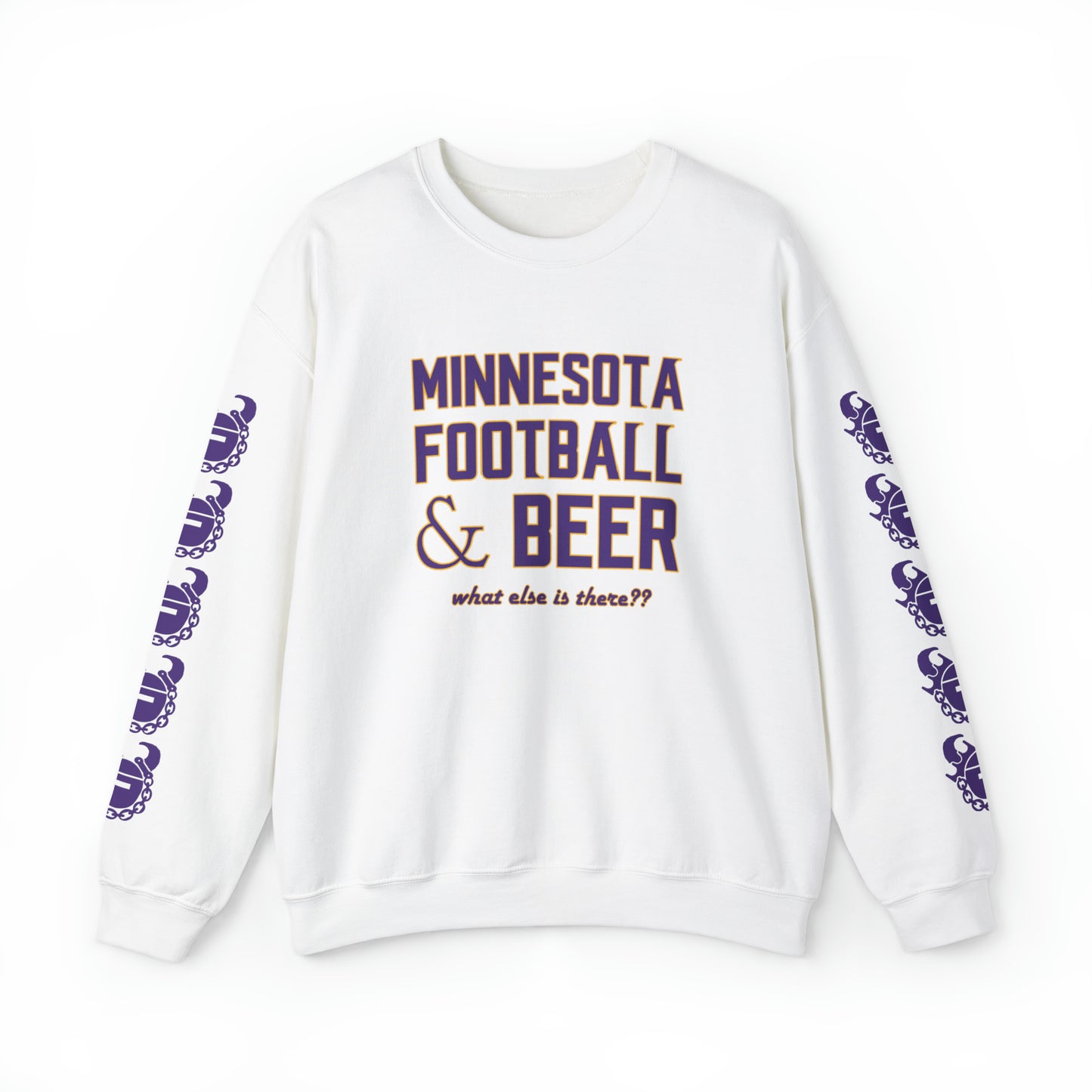 Unisex Heavy Blend™ Crewneck - What else is there?? + Game Day Helmet (Sleeves)