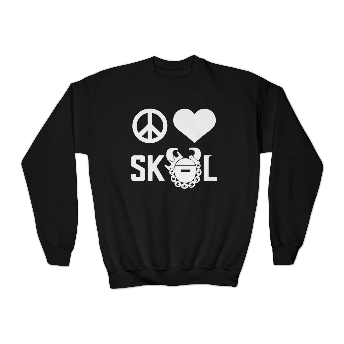 Youth Crewneck - Peace & Love
