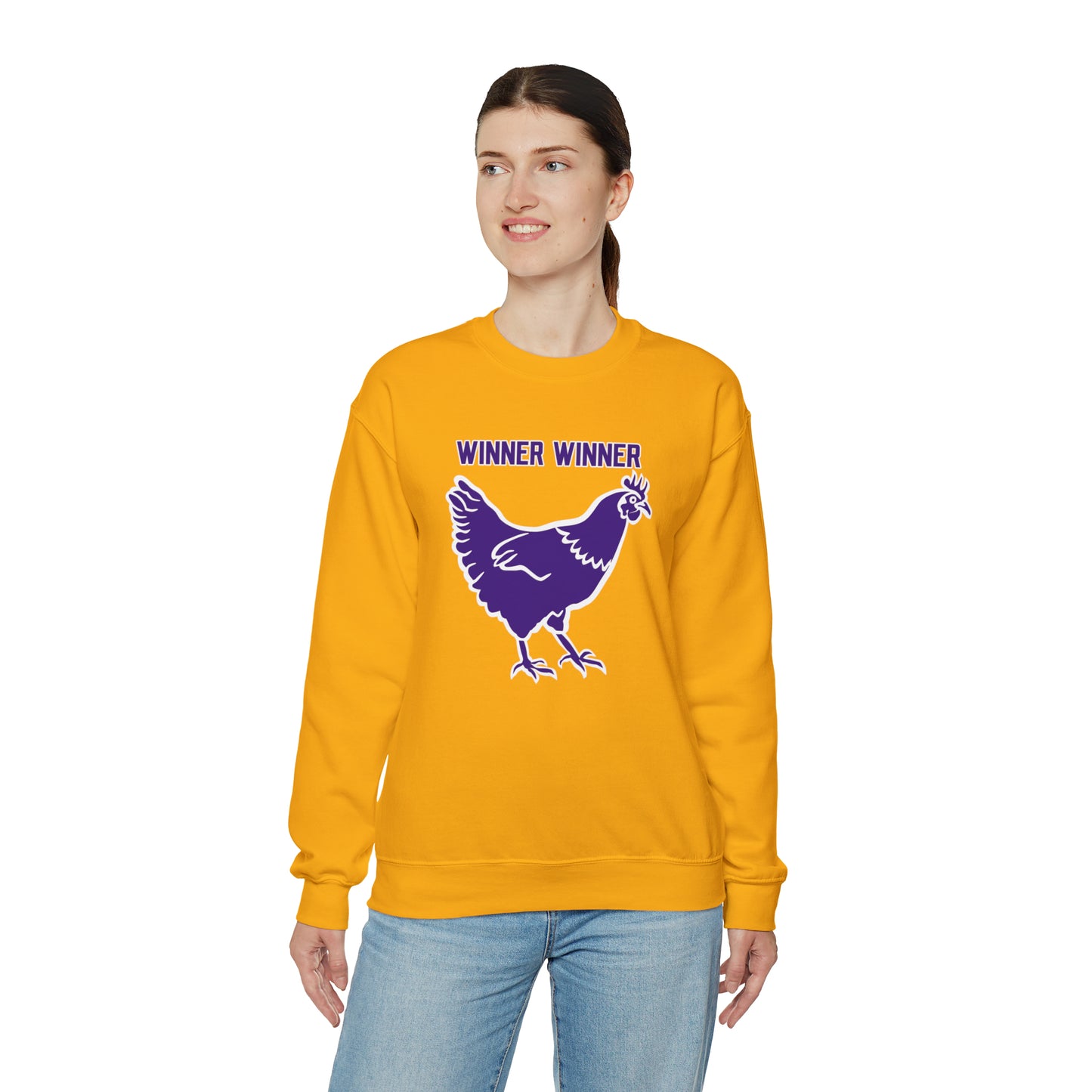 Unisex Heavy Blend™ Crewneck - Winner Winner Chicken Dinner