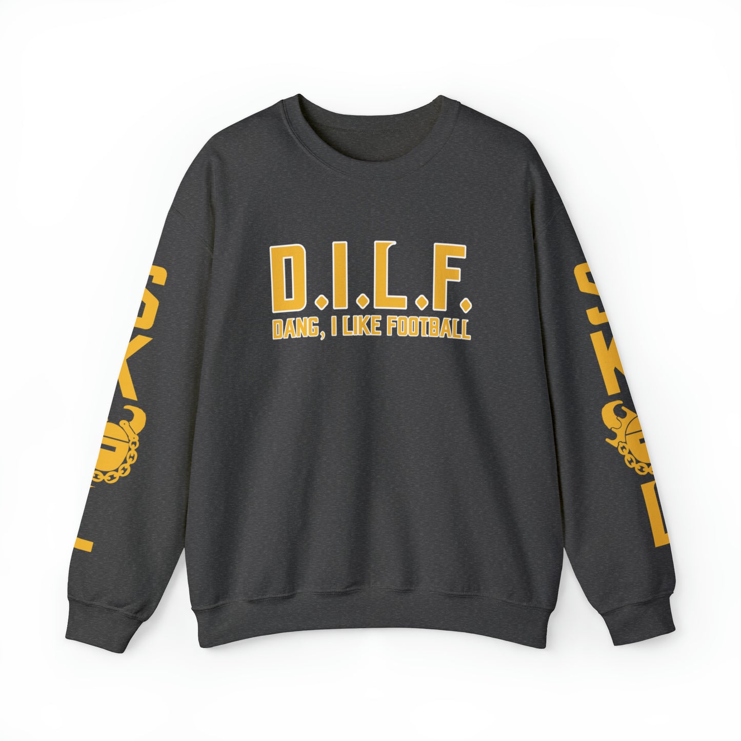 Unisex Heavy Blend™ Crewneck - D.I.L.F. + The Original (Sleeves)