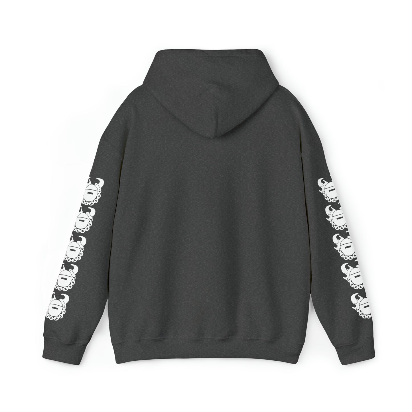 Unisex Heavy Blend™ Hooded Sweatshirt - VWO Brothers & Sisters + Game Day Helmet (Sleeves)