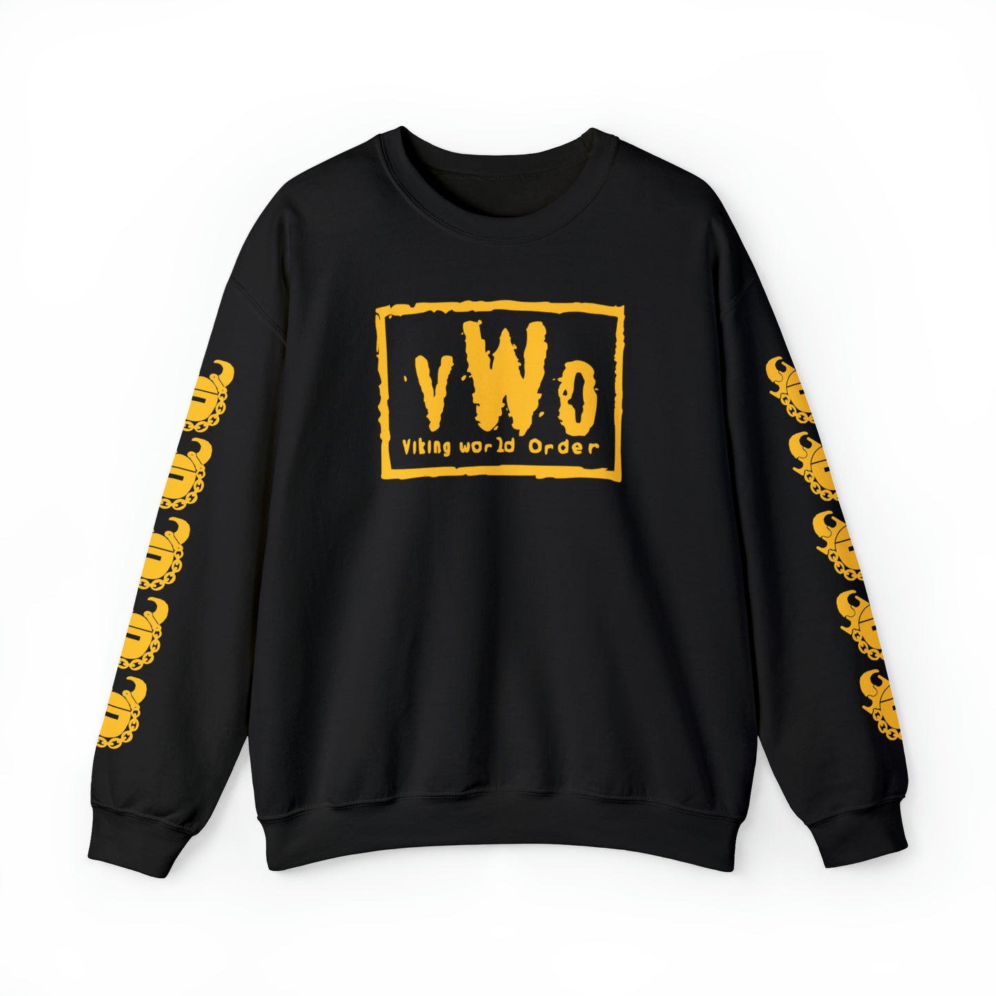 Unisex Heavy Blend™ Crewneck - VWO (Framed) + Game Day Helmet (Sleeves)
