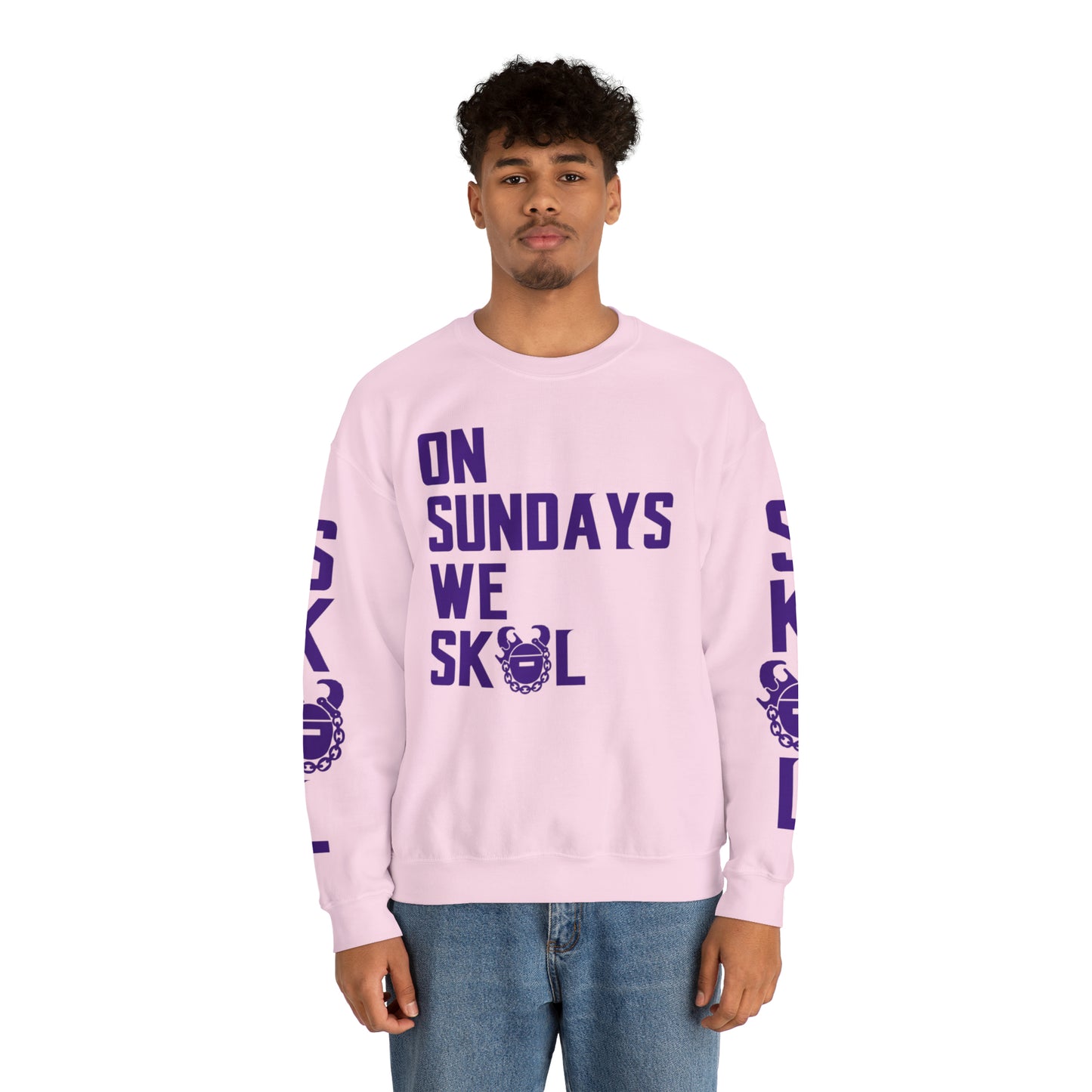 Unisex Heavy Blend™ Crewneck - On Sundays + The Original (Sleeves)