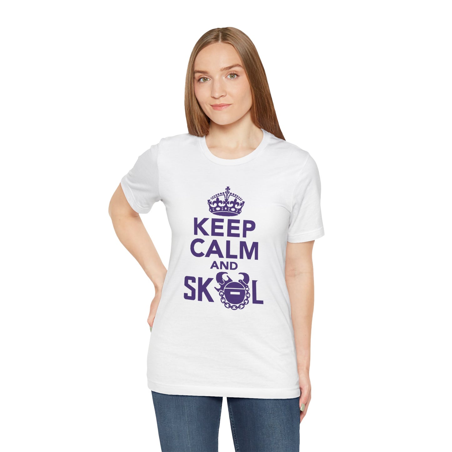 Unisex Jersey Short Sleeve Tee - Keep Calm