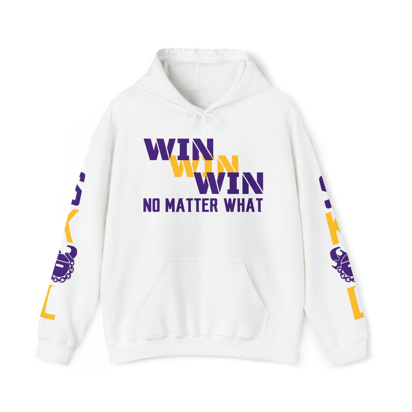 Unisex Heavy Blend™ Hooded Sweatshirt - No Matter What + Original (Sleeves)