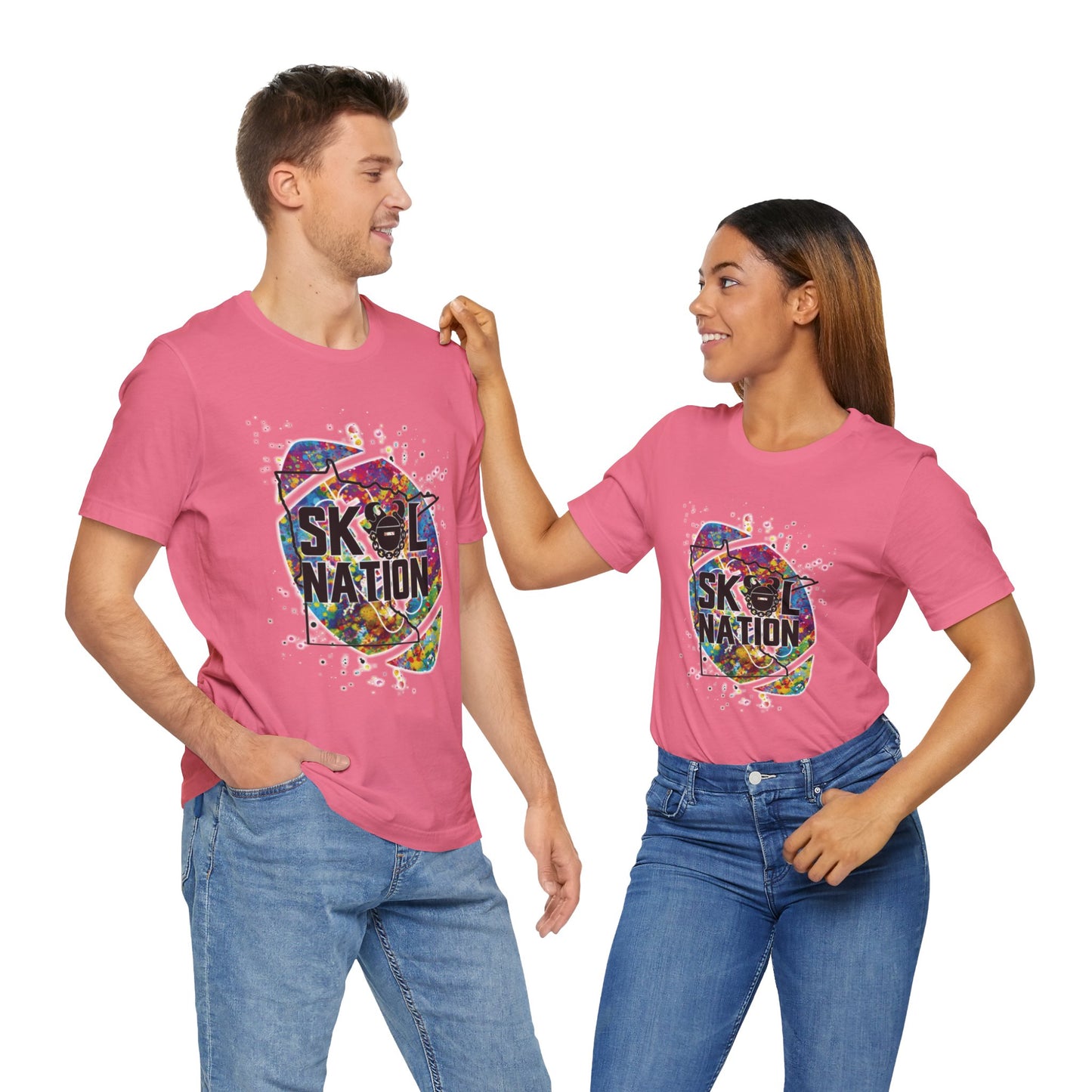 Unisex Jersey Short Sleeve Tee - MN Nation (Color Blast)
