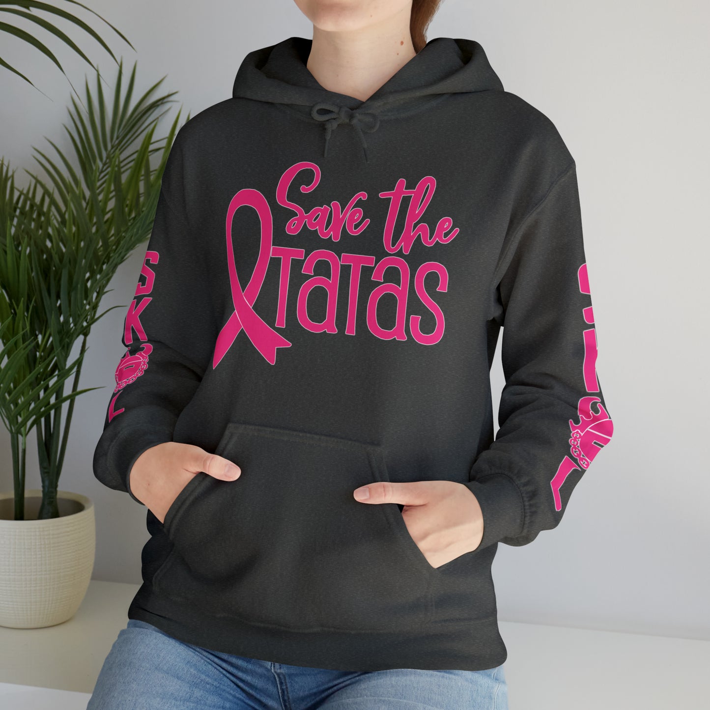 Unisex Heavy Blend™ Hooded Sweatshirt - Save the TaTas + Original (Sleeves)