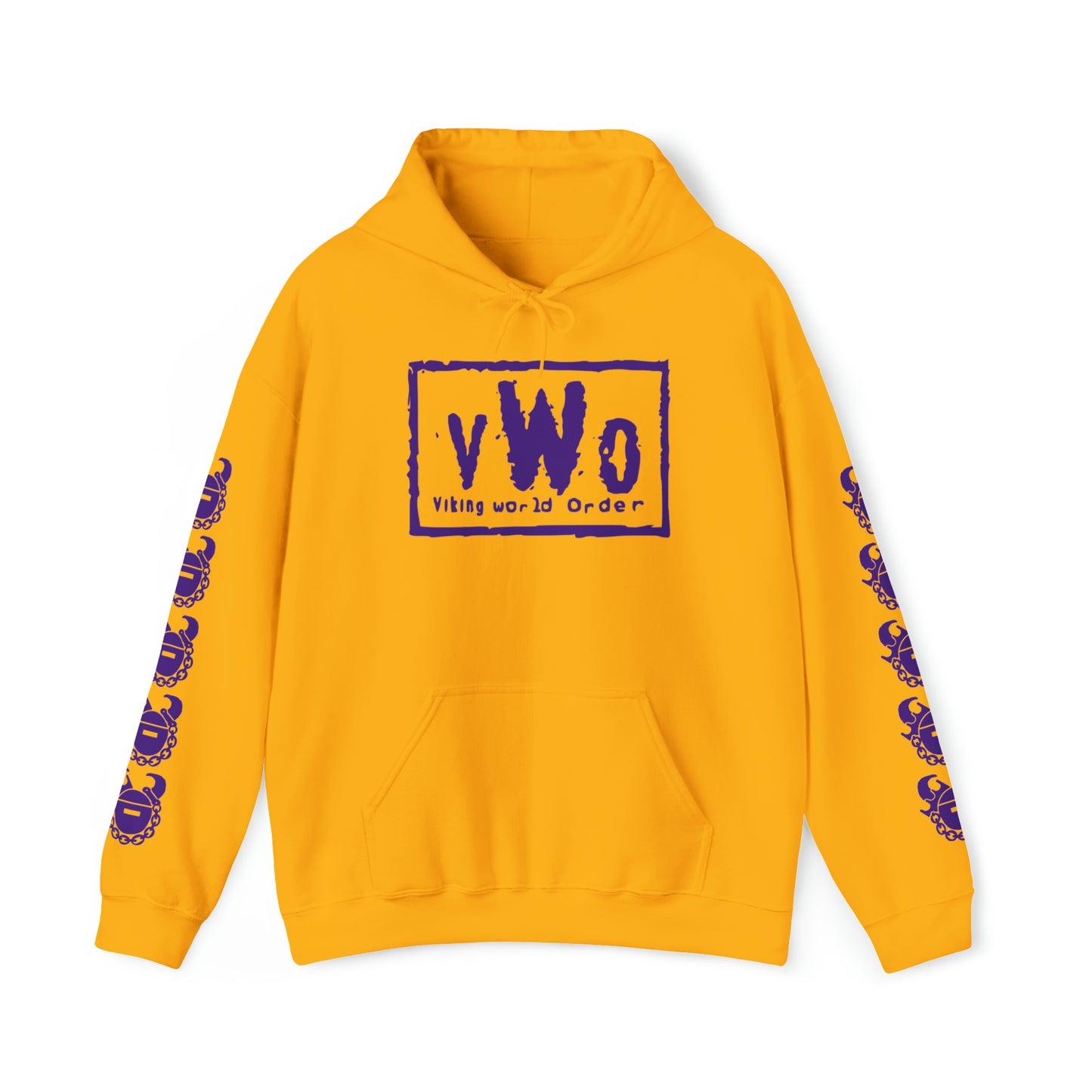 Unisex Heavy Blend™ Hooded Sweatshirt - VWO (Framed) + Game Day Helmet (Sleeves)