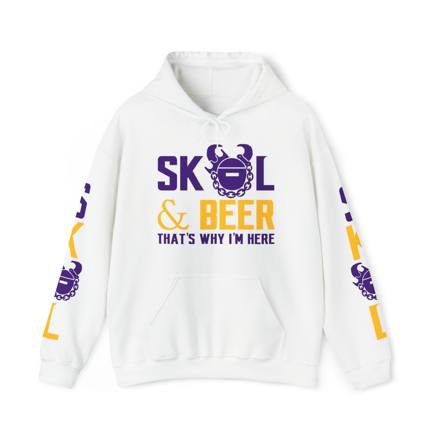 Unisex Heavy Blend™ Hooded Sweatshirt - & BEER + Original (Sleeves)