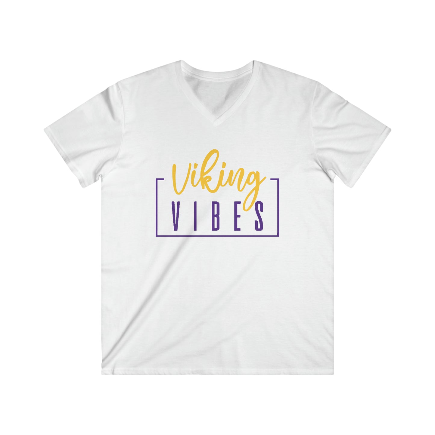 Men's Fitted V-Neck Short Sleeve - Vibes