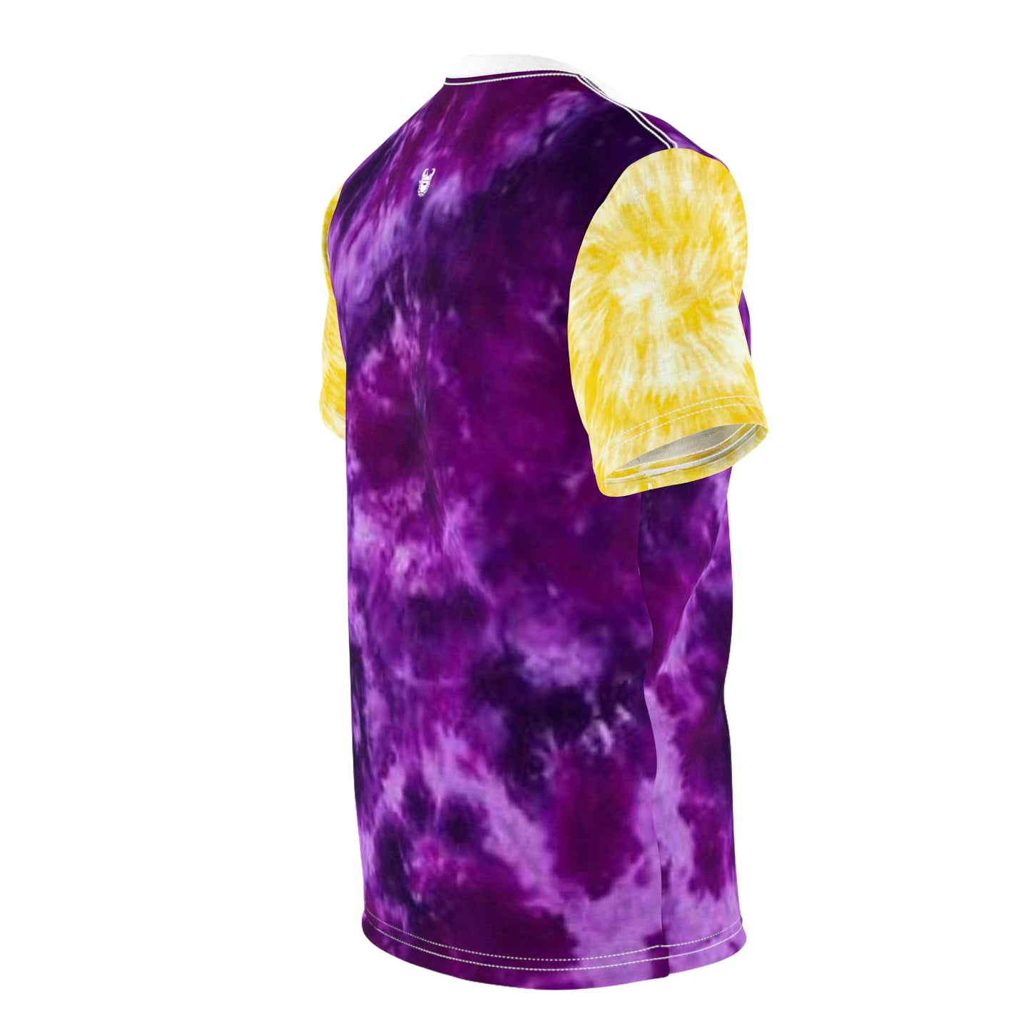 Unisex Cut & Sew Tee - Purple/Gold Tie-Dye - On Sundays